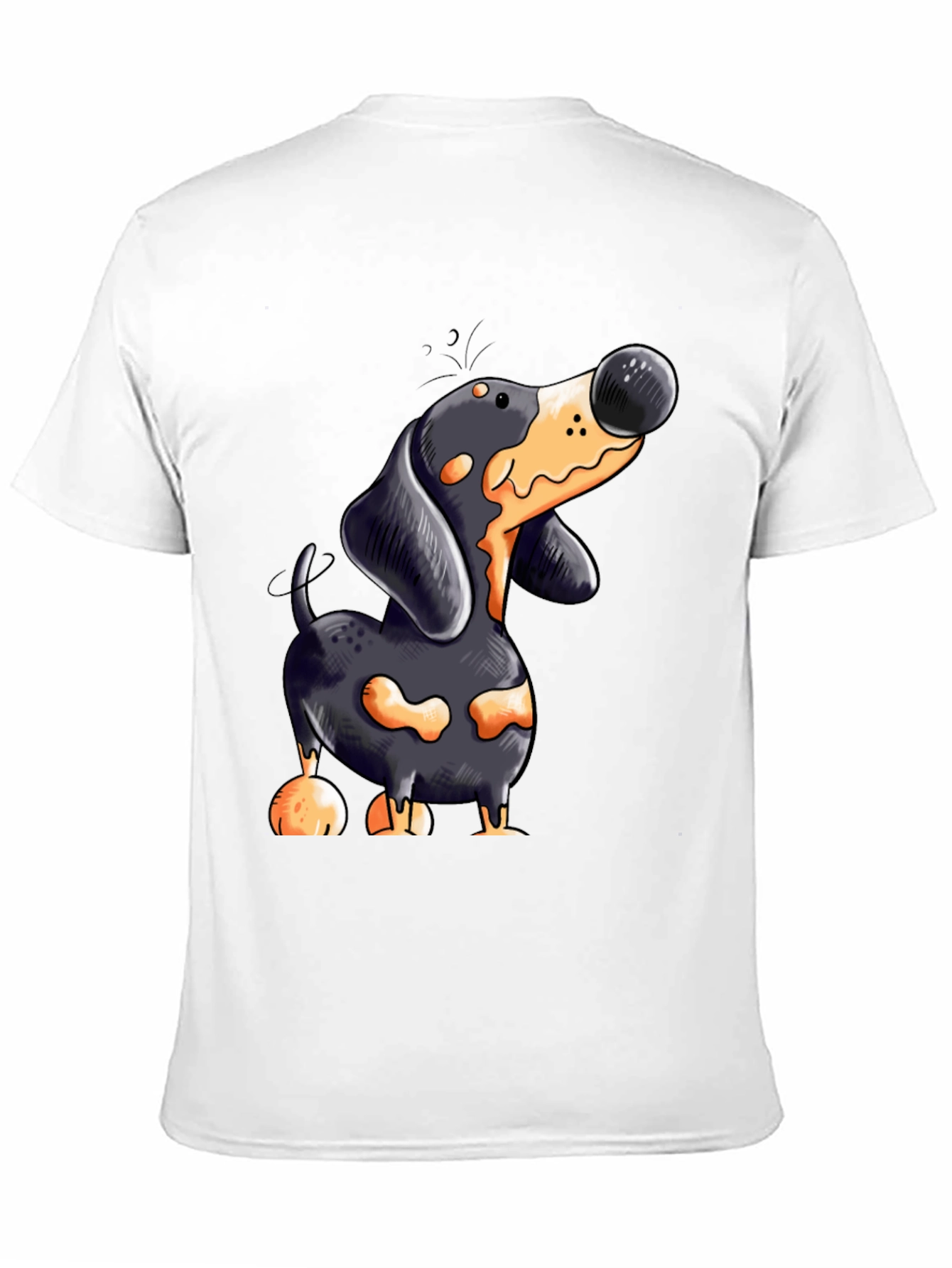 Cartoon Dachshund T-Shirt | Unique Dog Lover Tee
