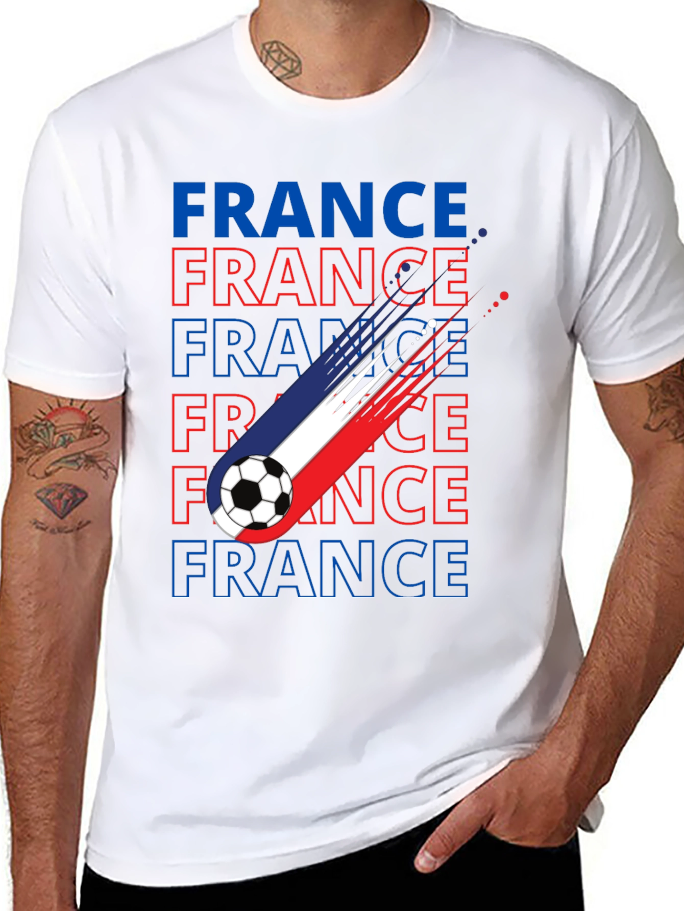 France Soccer T-Shirt - Fan Apparel