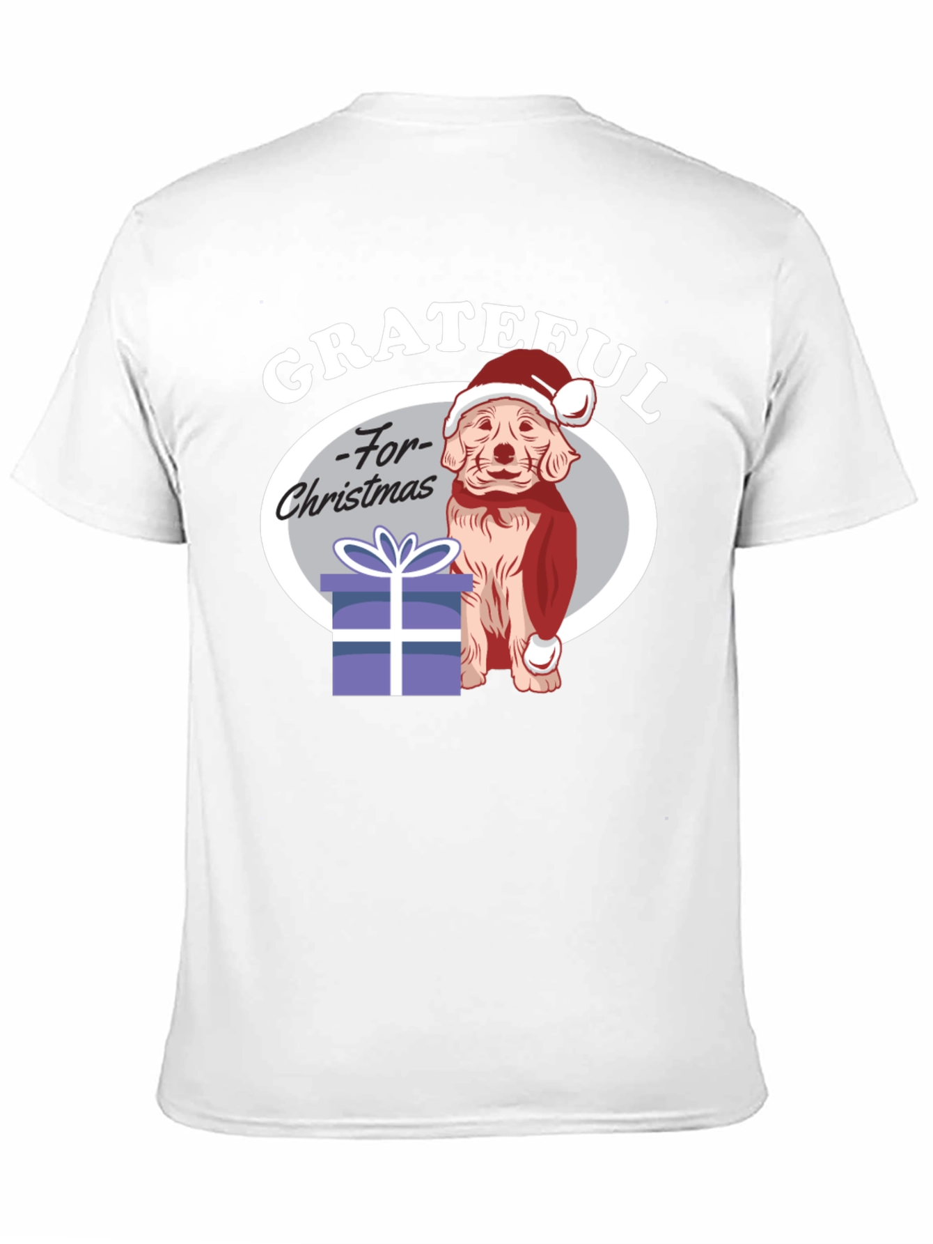 Grateful for Christmas Dog T-Shirt