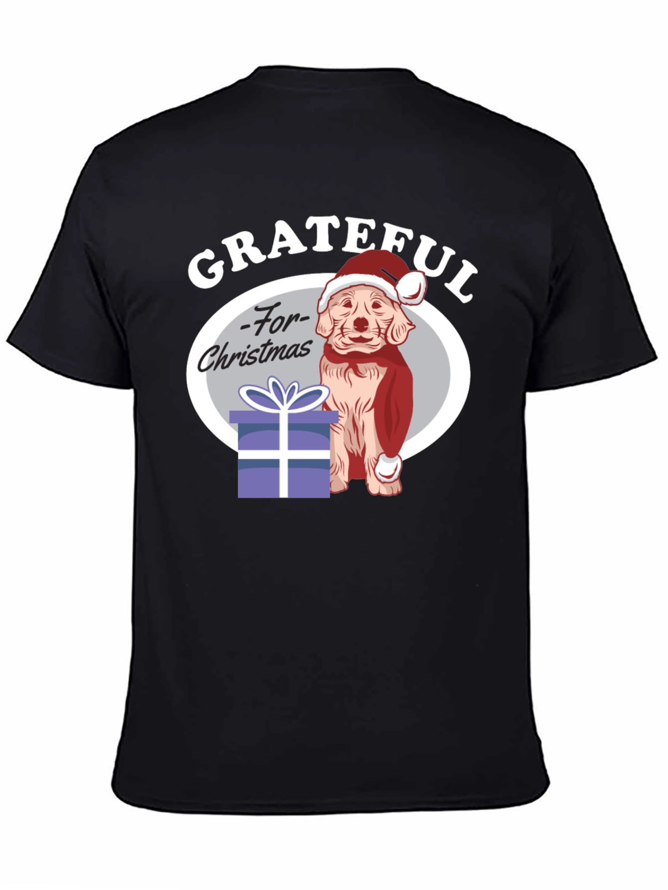 Grateful for Christmas Dog T-Shirt