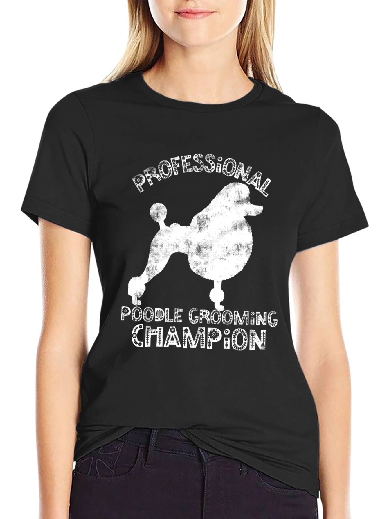 Professional Poodle Grooming Champion T-Shirt