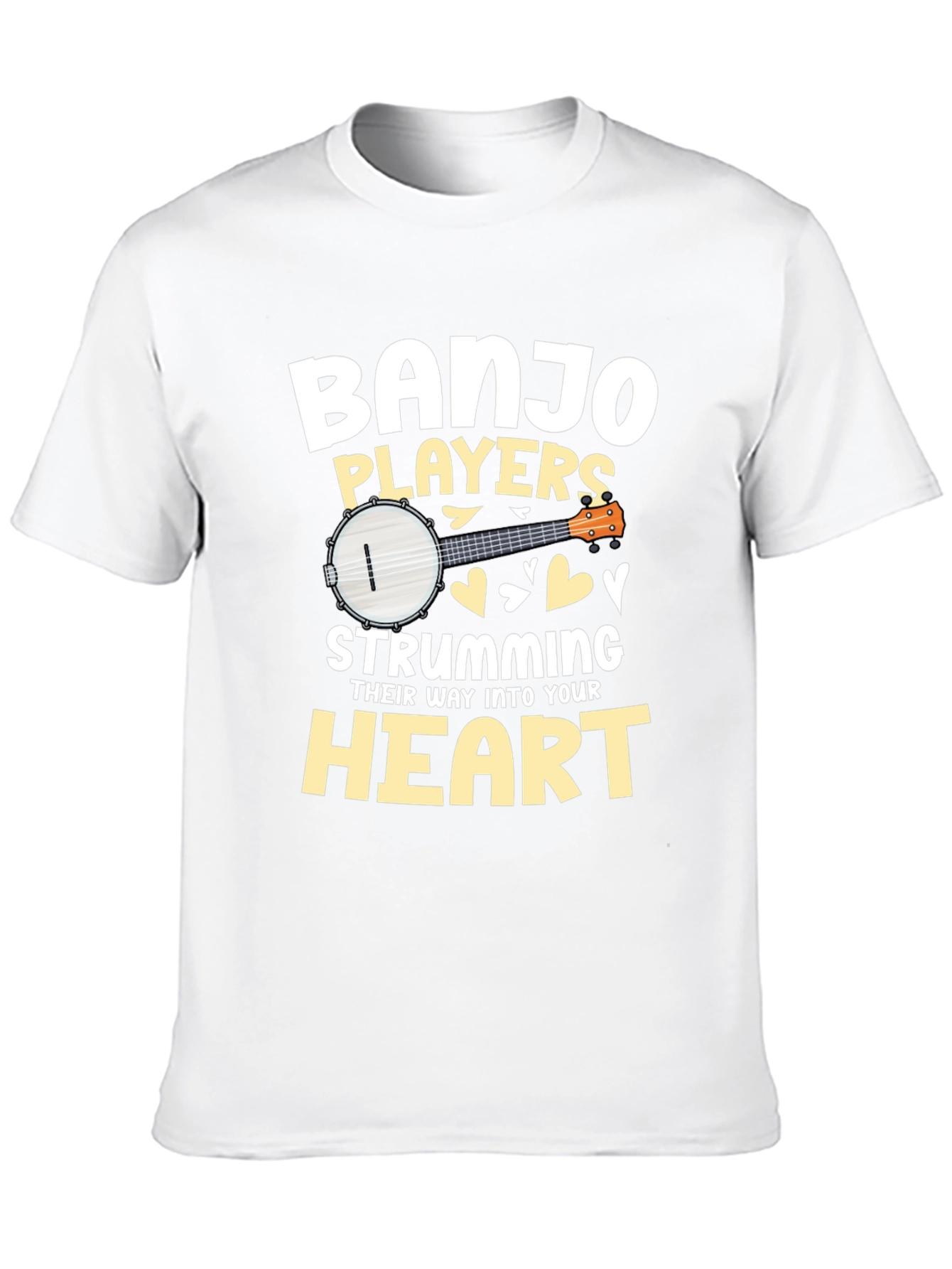 Banjo Players Strumming Heart T-Shirt