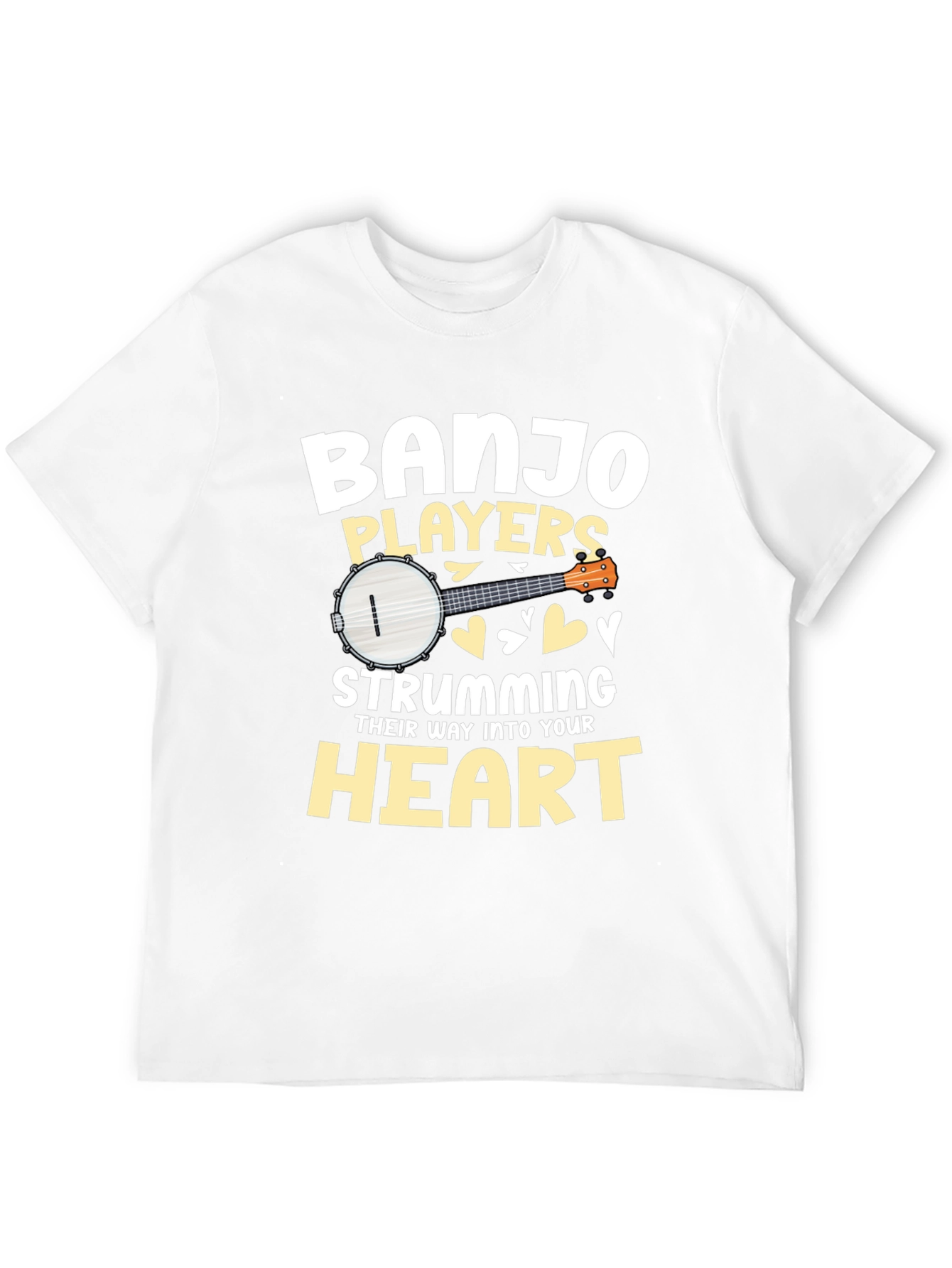 Banjo Players Strumming Heart T-Shirt