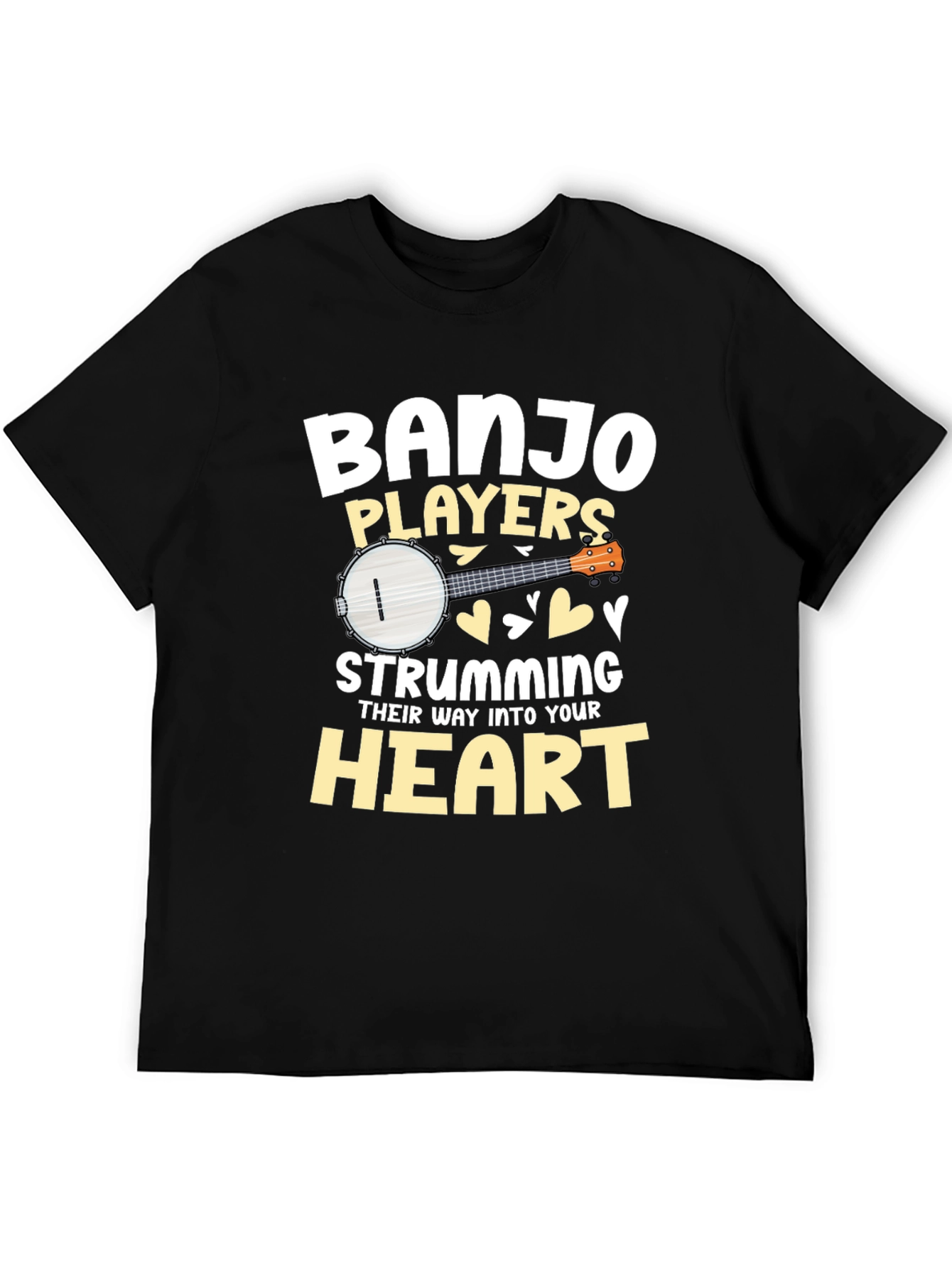 Banjo Players Strumming Heart T-Shirt