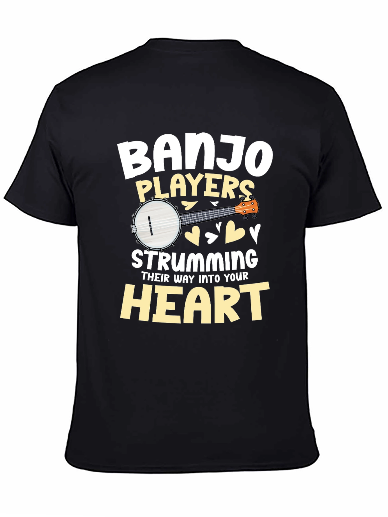 Banjo Players Strumming Heart T-Shirt
