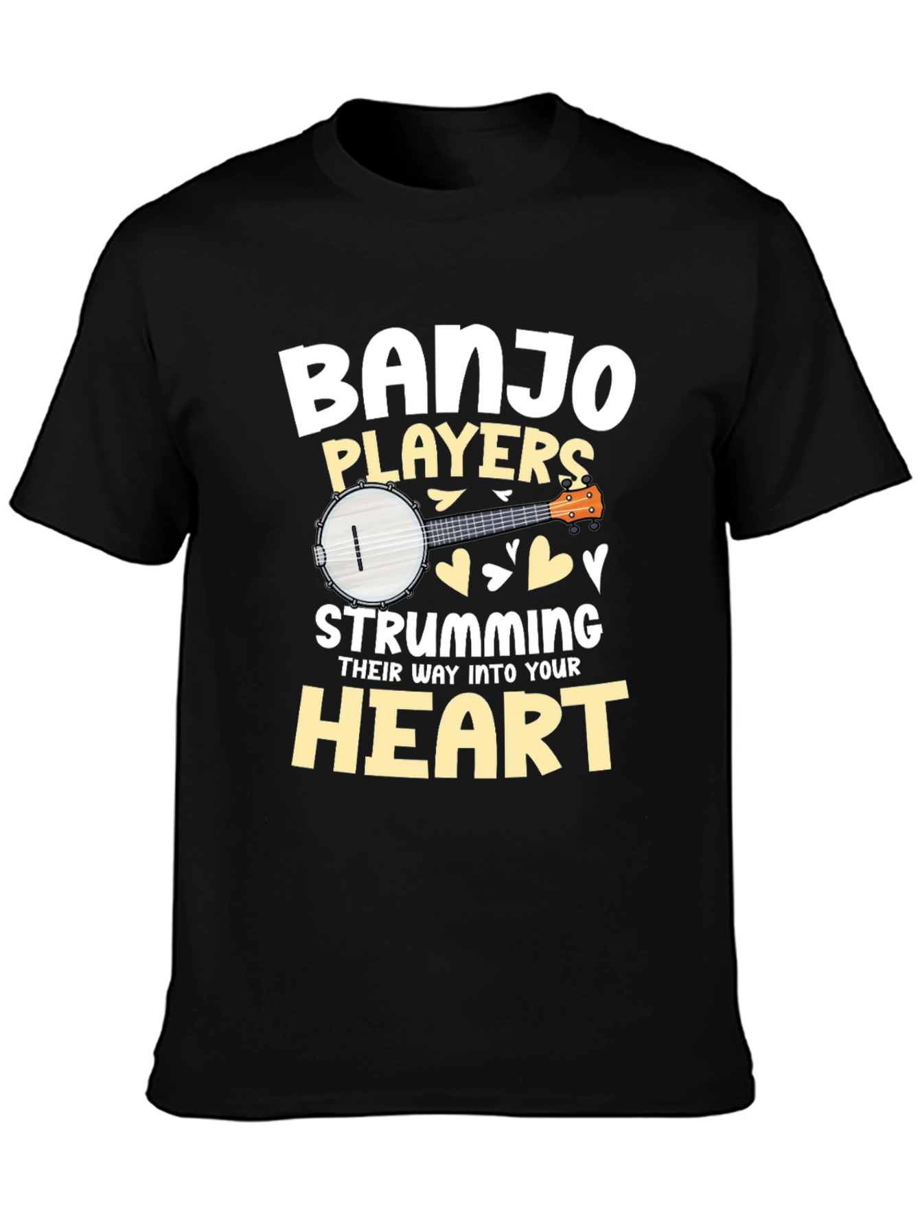 Banjo Players Strumming Heart T-Shirt