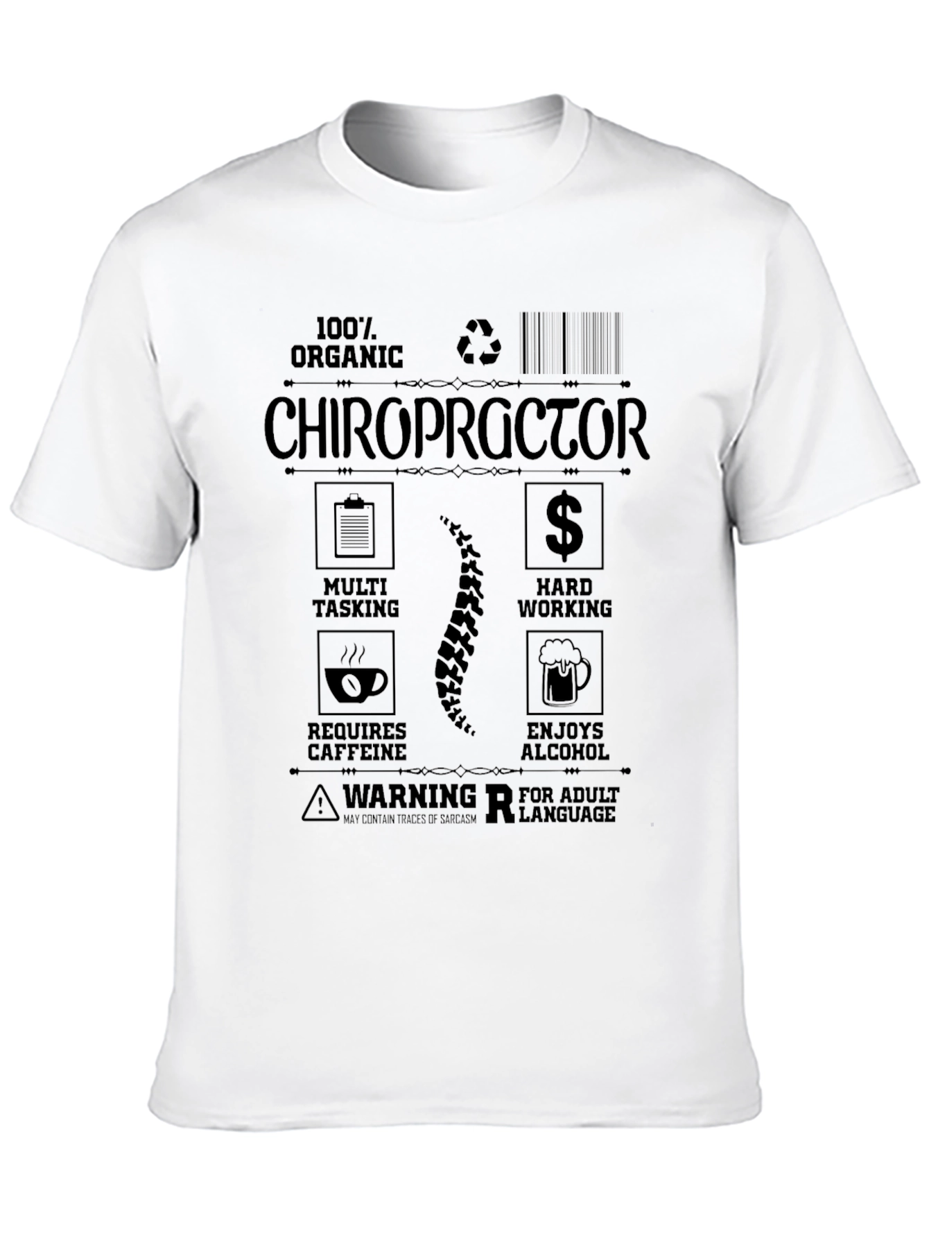 Chiropractor Organic T-Shirt - Adult Humor
