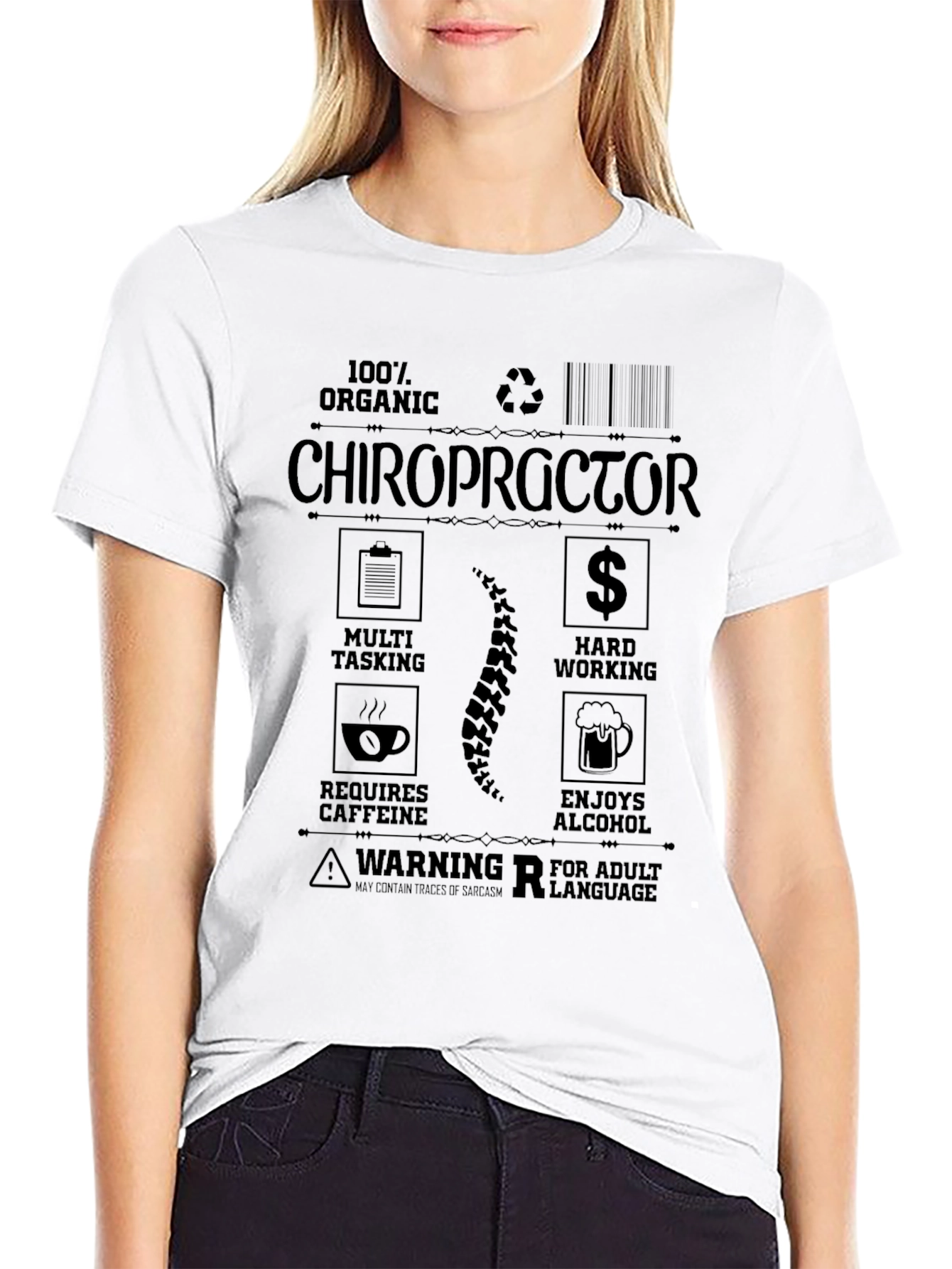 Chiropractor Organic T-Shirt - Adult Humor