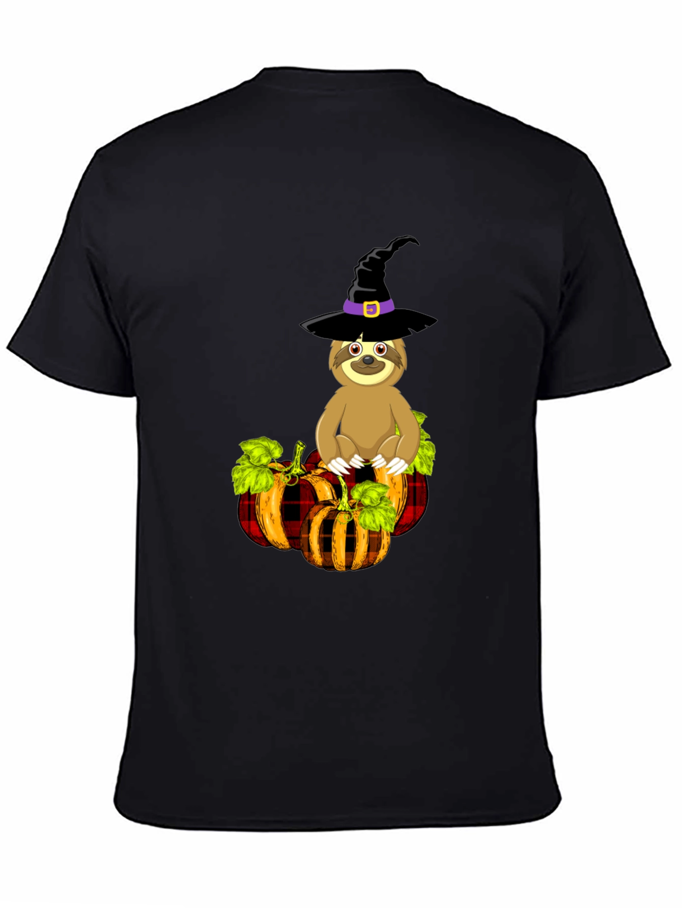 Sloth Witch Pumpkin T-Shirt: Halloween Apparel