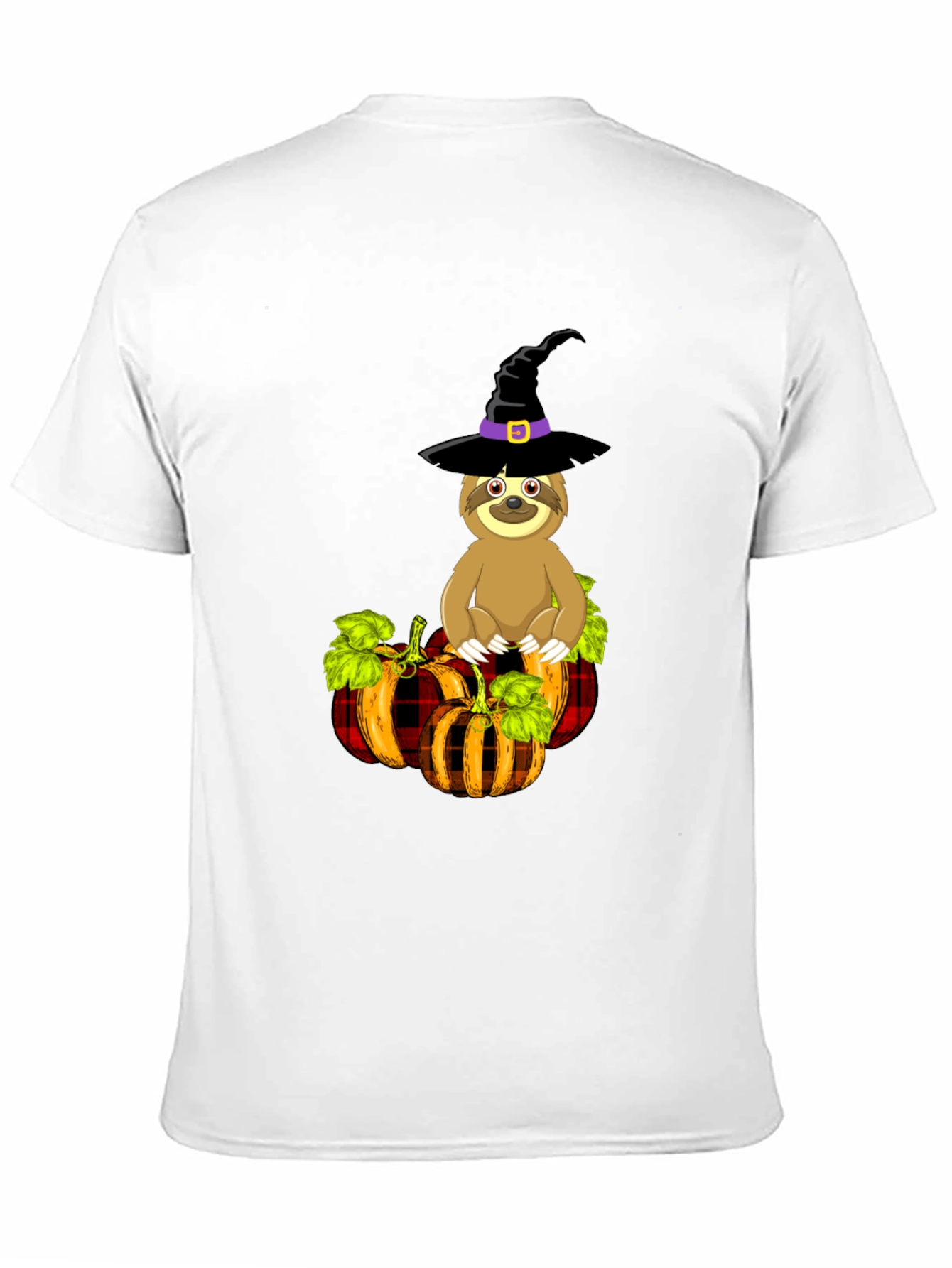 Sloth Witch Pumpkin T-Shirt: Halloween Apparel