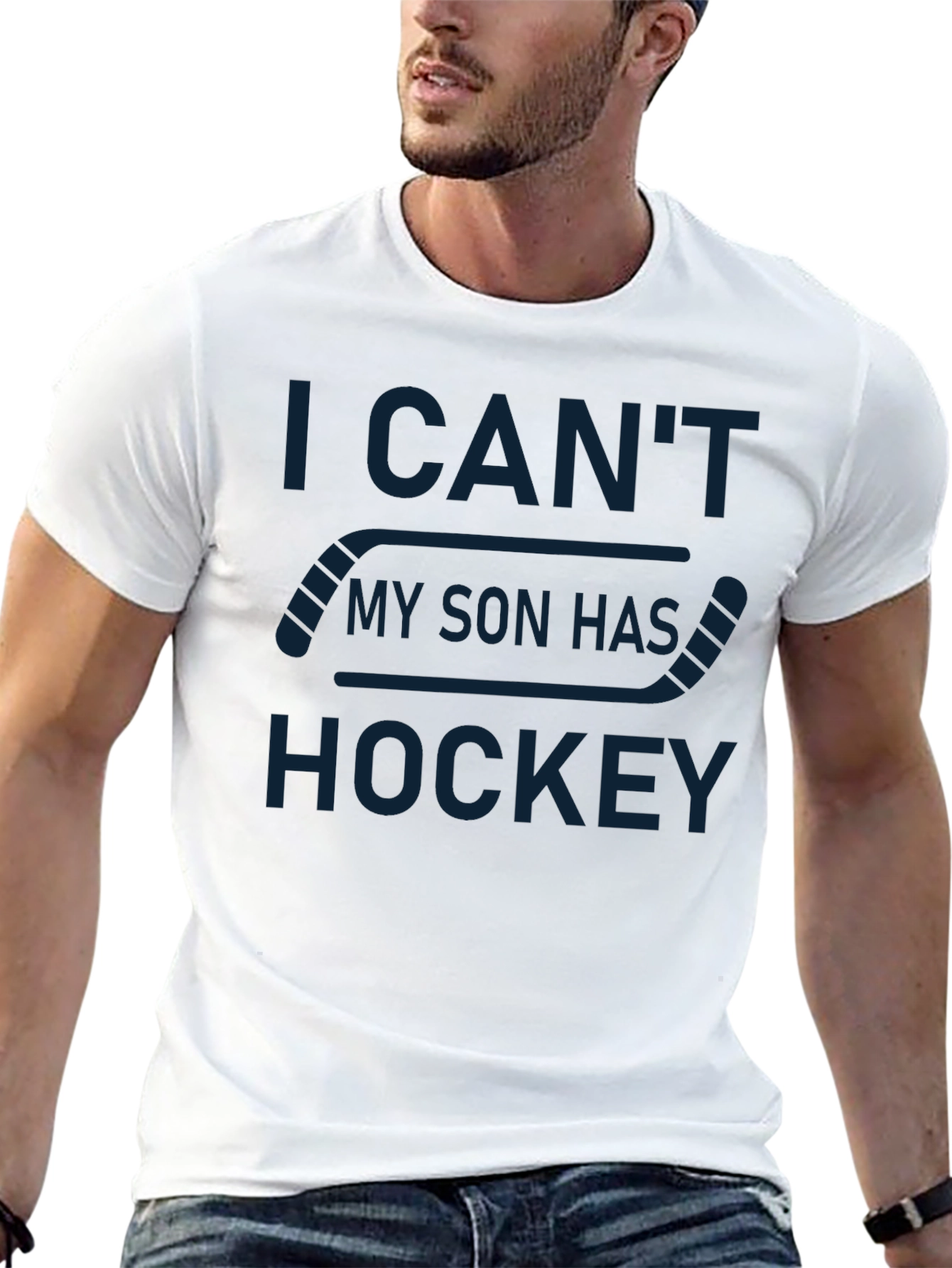 I Cant My Son Has Hockey T-Shirt