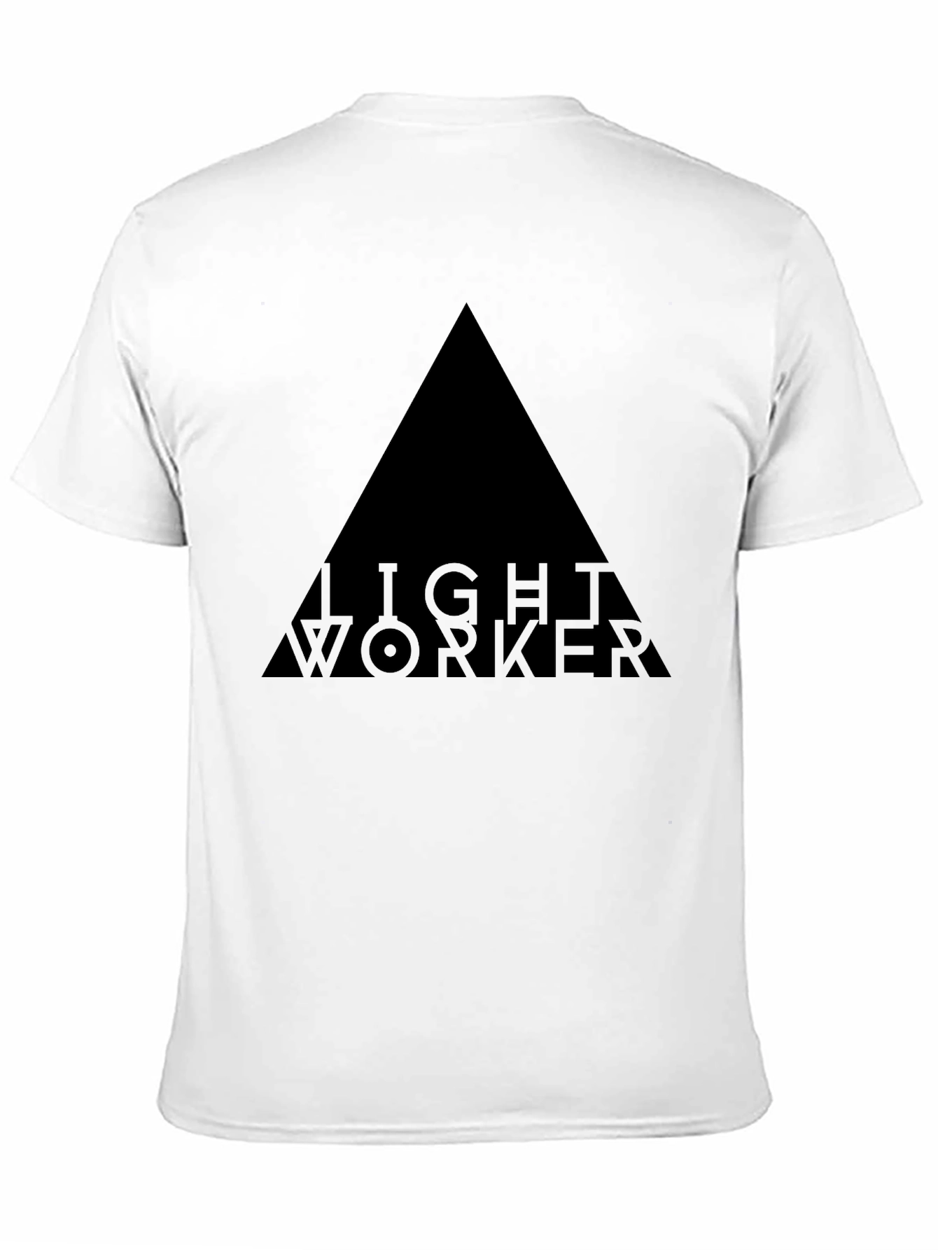 Mens Black Lightworker Graphic T-Shirt