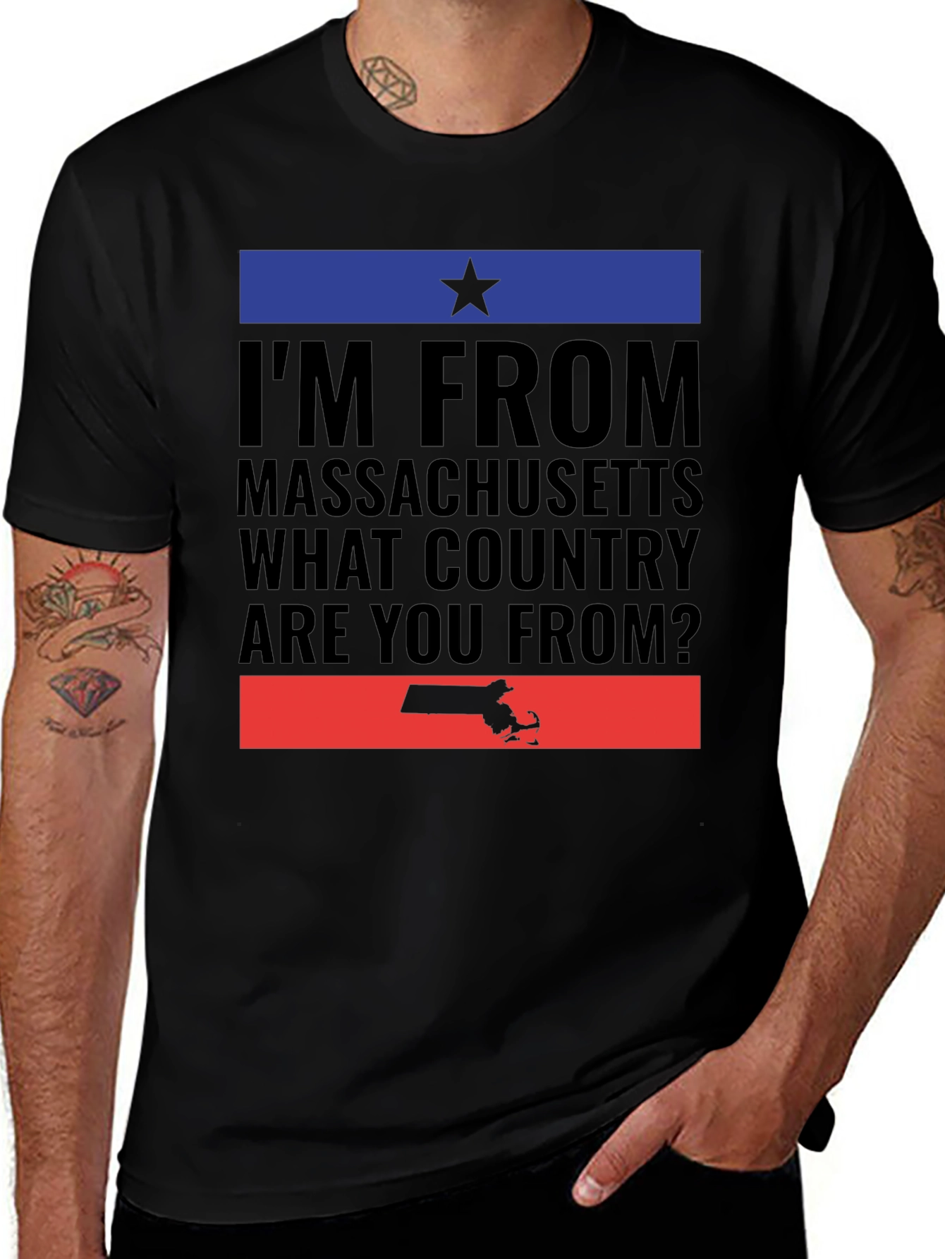 Massachusetts Pride T-Shirt - Where Are You From?