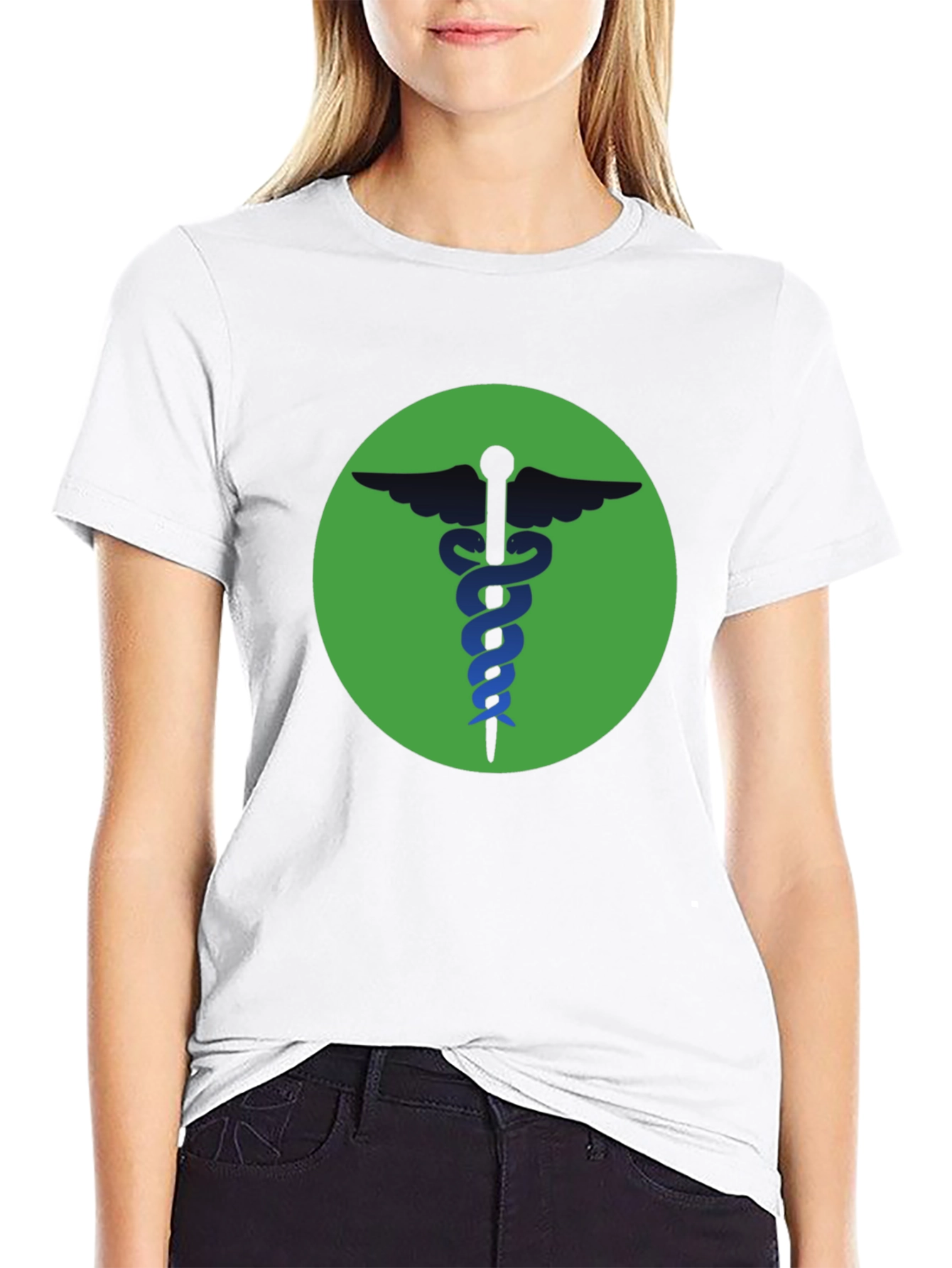 Caduceus T-Shirt - Medical Symbol Graphic Tee