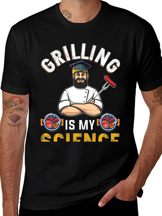 Grilling is My Science T-Shirt - BBQ Master Tee
