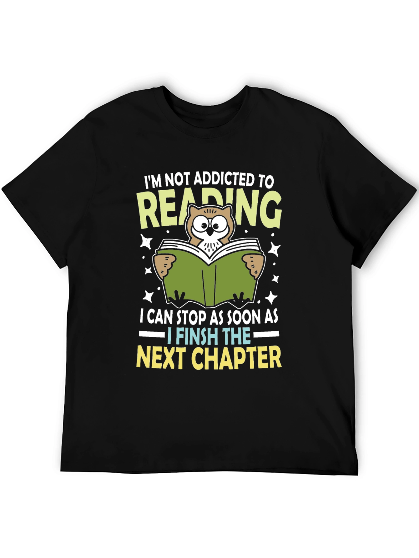 Reading Addict T-Shirt - Owl Lover