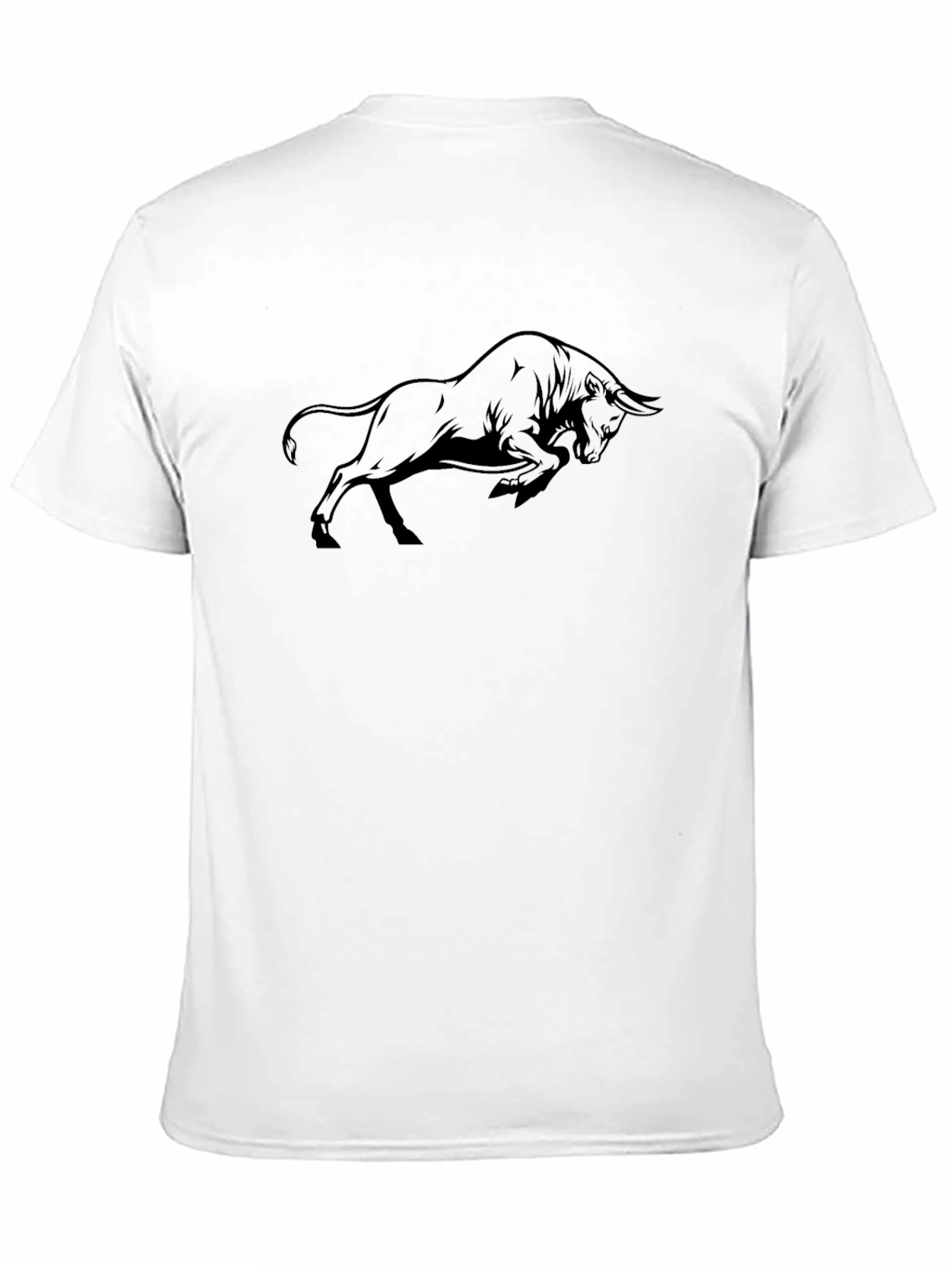 Black Bull Graphic Tee - Mens Casual Shirt