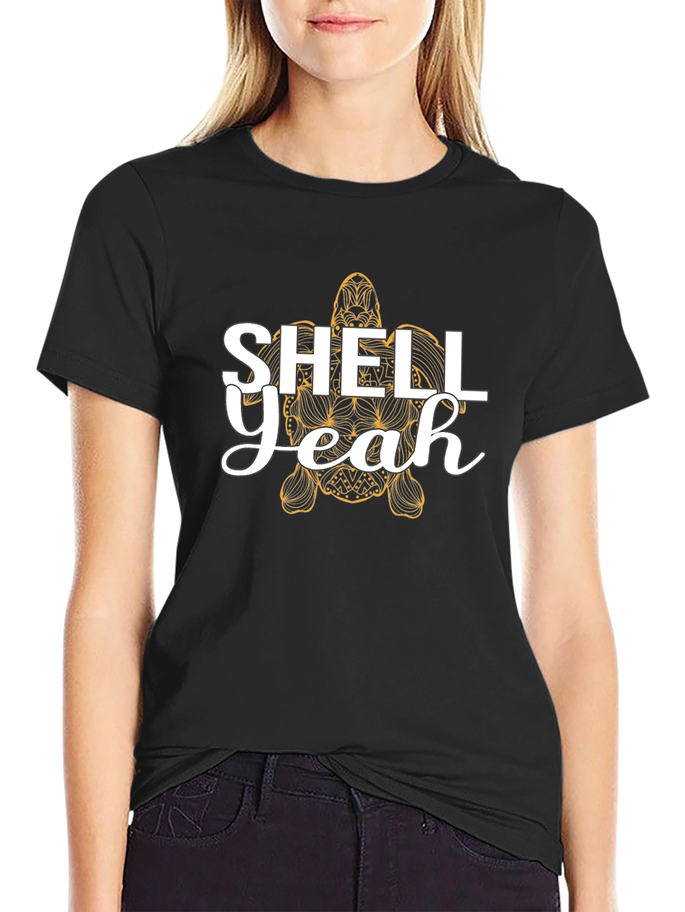 Shell Yeah Turtle Graphic T-Shirt
