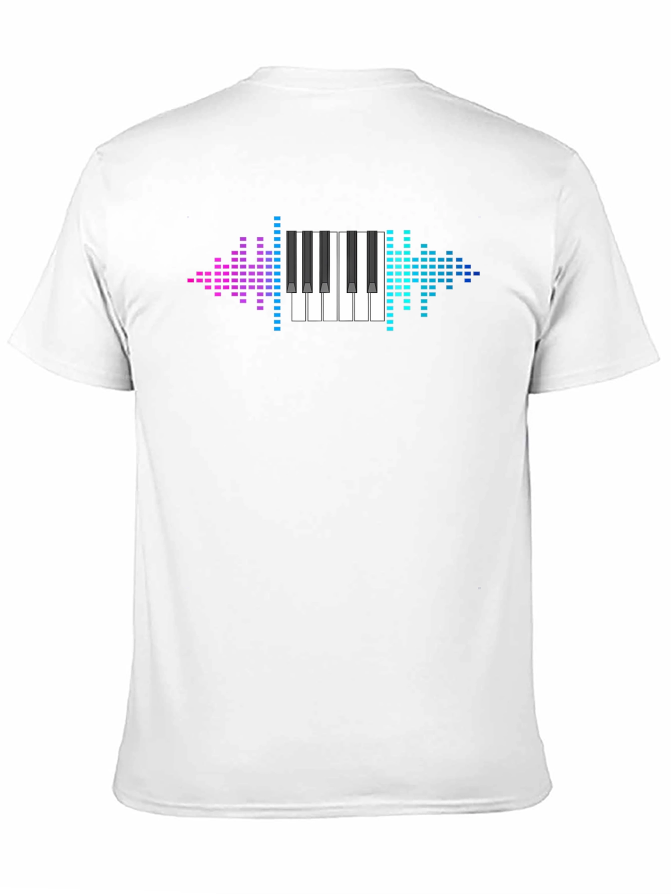 Piano Keyboard Graphic Tee - Music Lovers T-Shirt