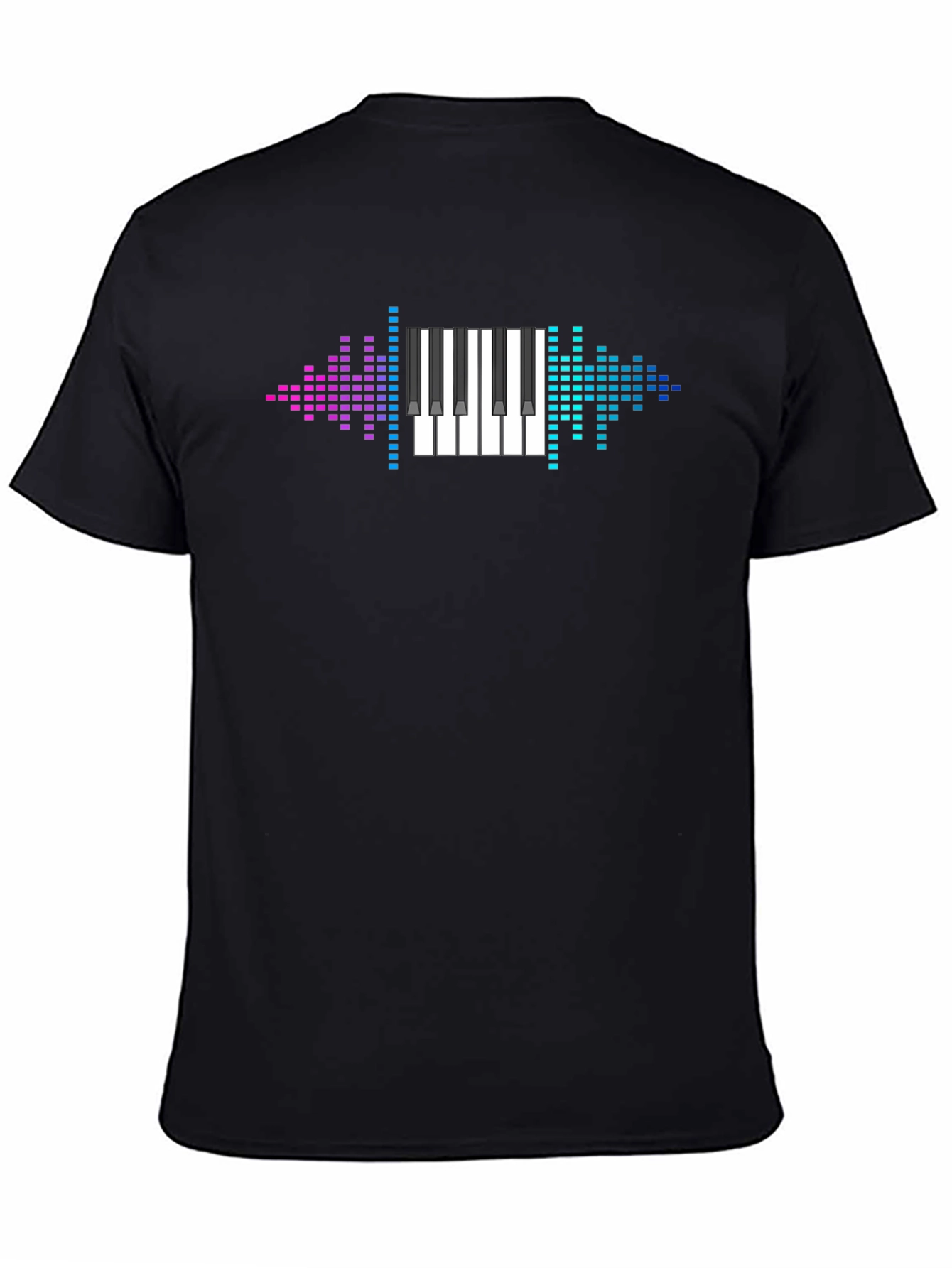 Piano Keyboard Graphic Tee - Music Lovers T-Shirt
