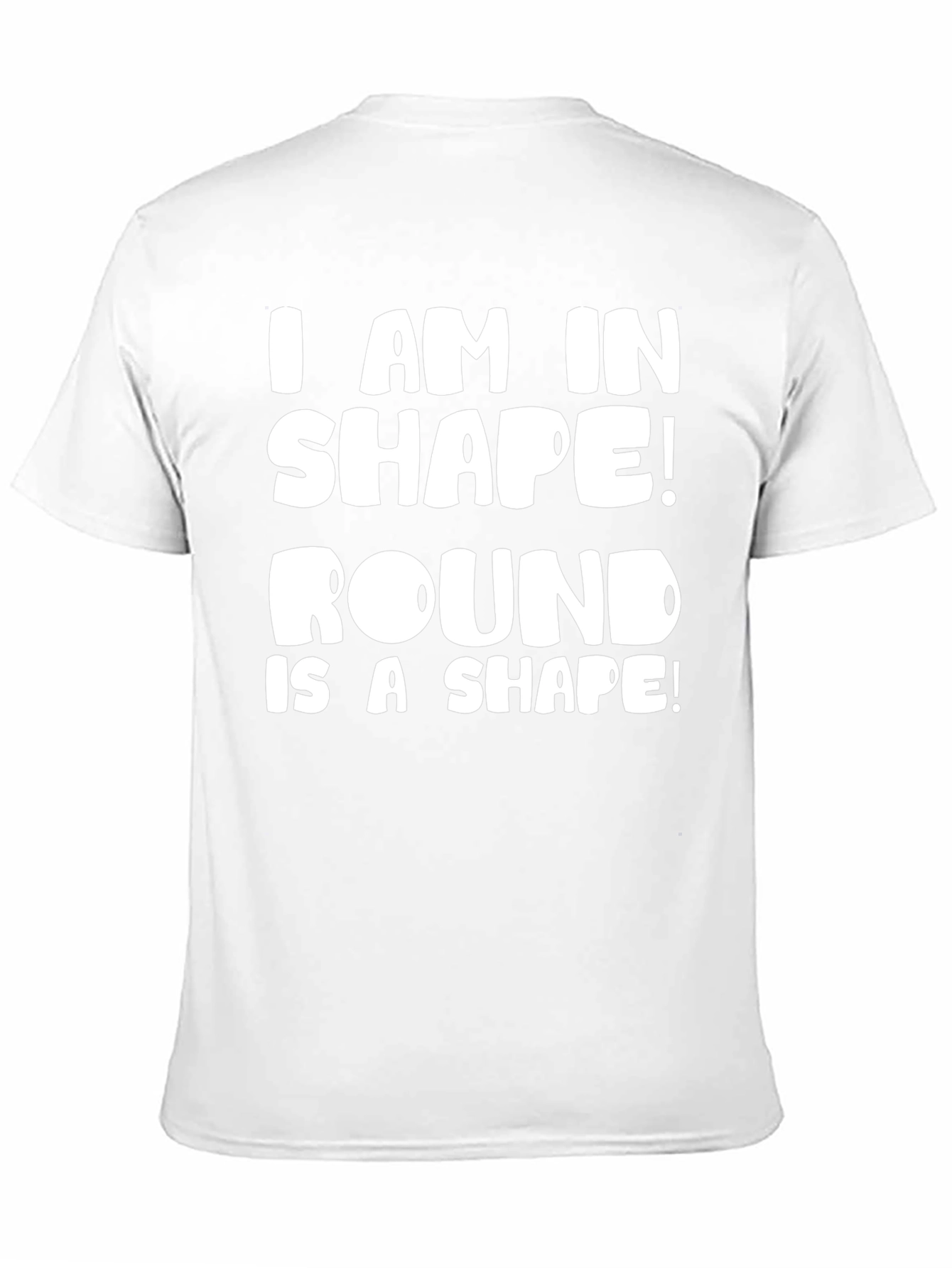 Funny Round Shape T-Shirt for Men
