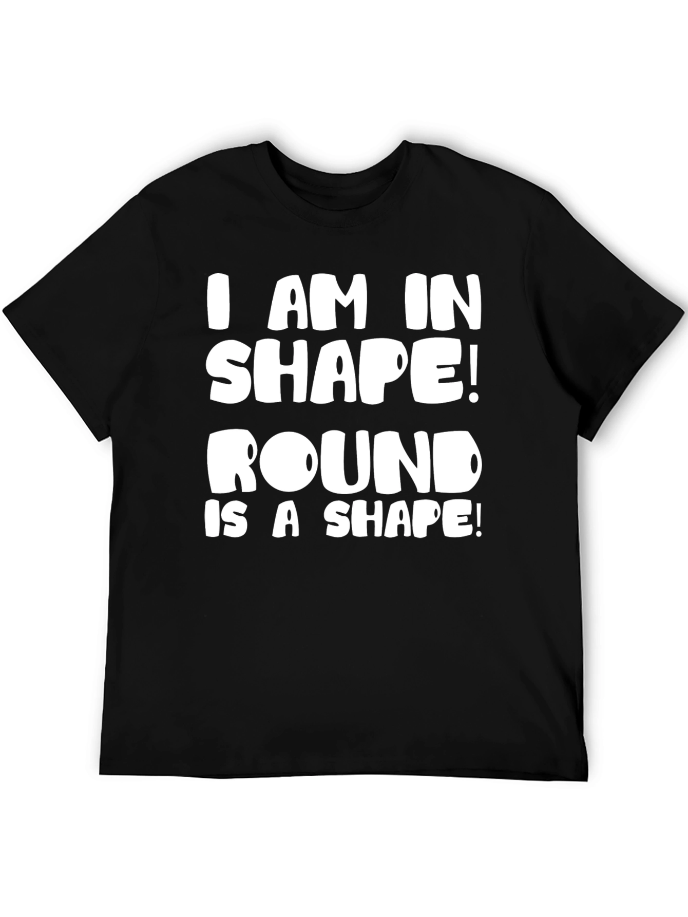 Funny Round Shape T-Shirt for Men