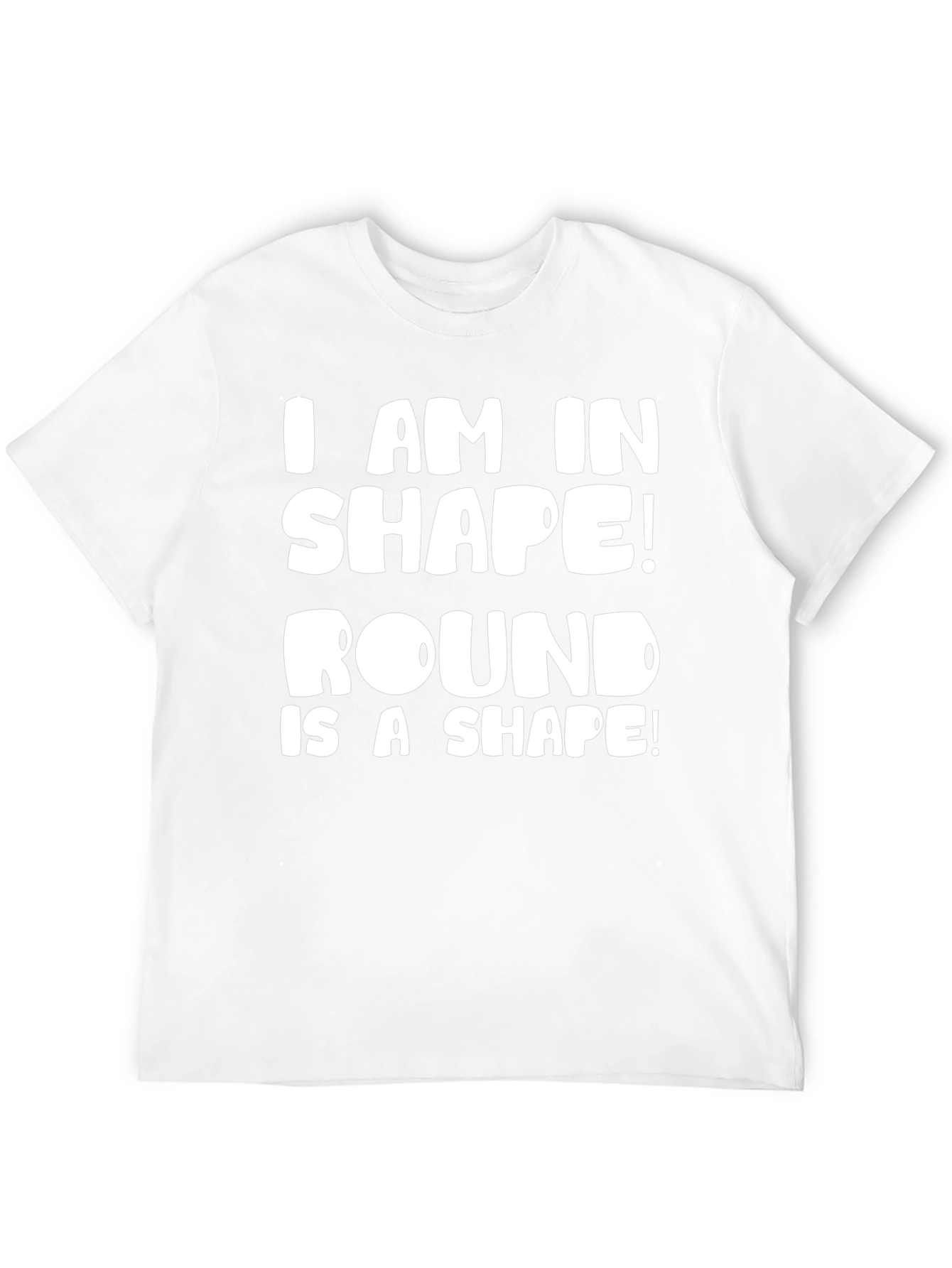 Funny Round Shape T-Shirt for Men