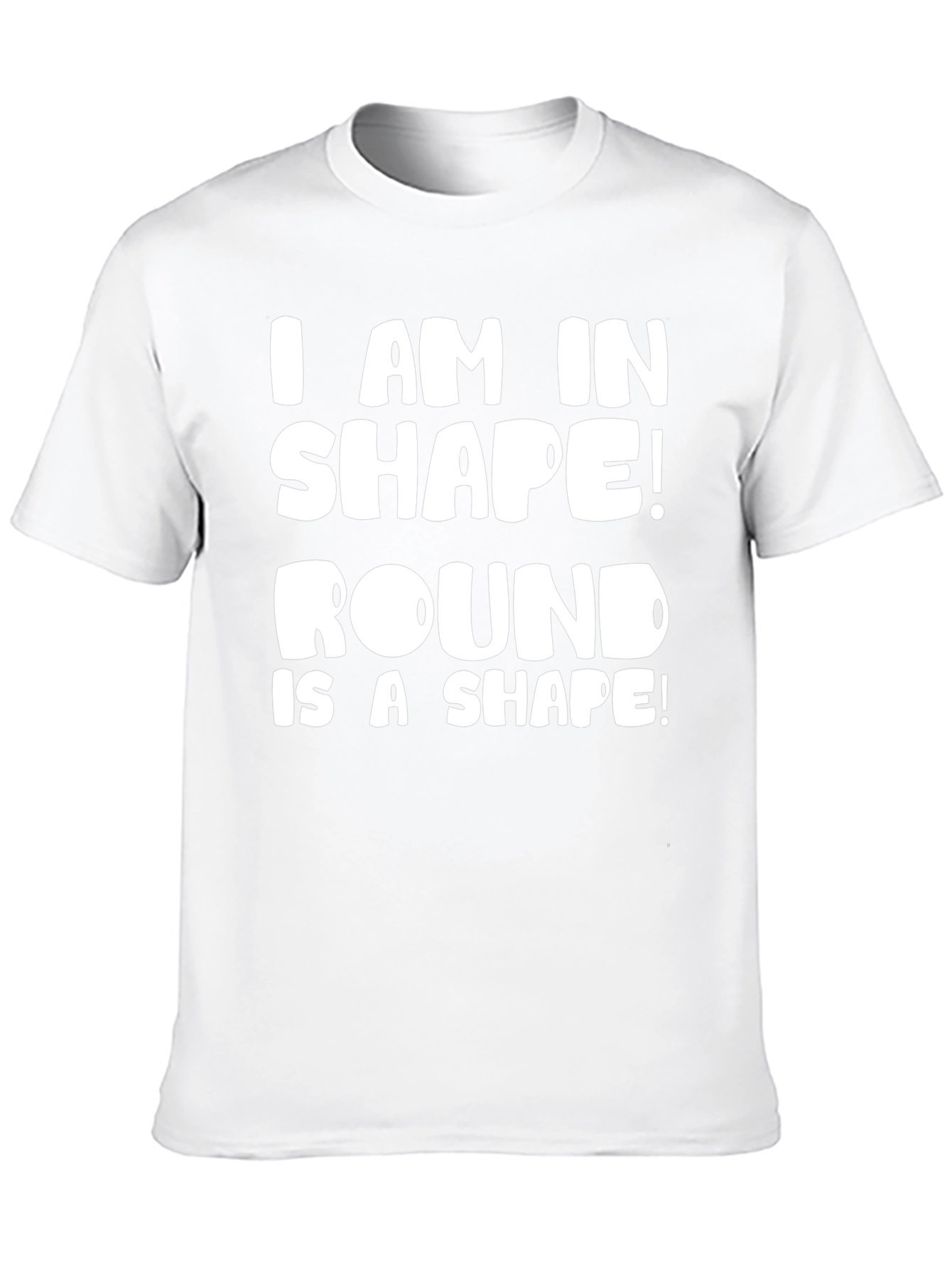Funny Round Shape T-Shirt for Men