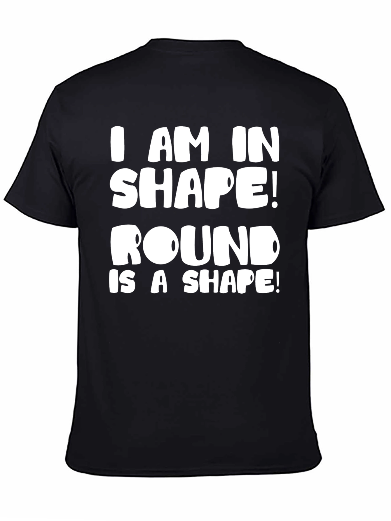 Funny Round Shape T-Shirt for Men