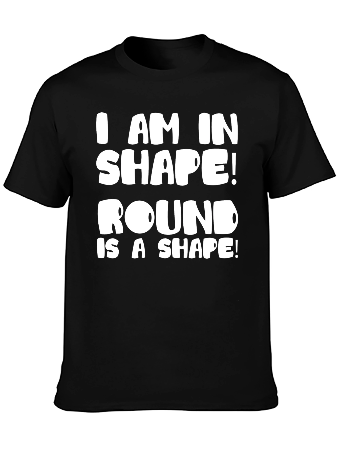 Funny Round Shape T-Shirt for Men
