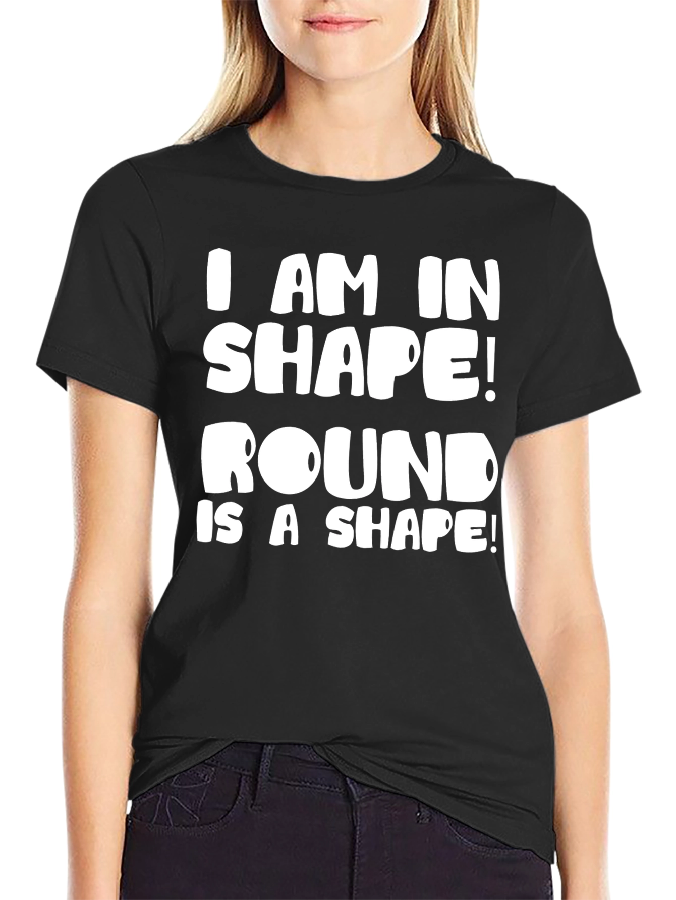 Funny Round Shape T-Shirt for Men