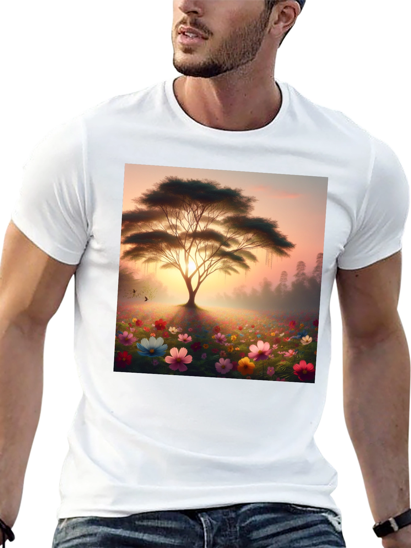 Floral Tree Graphic Tee