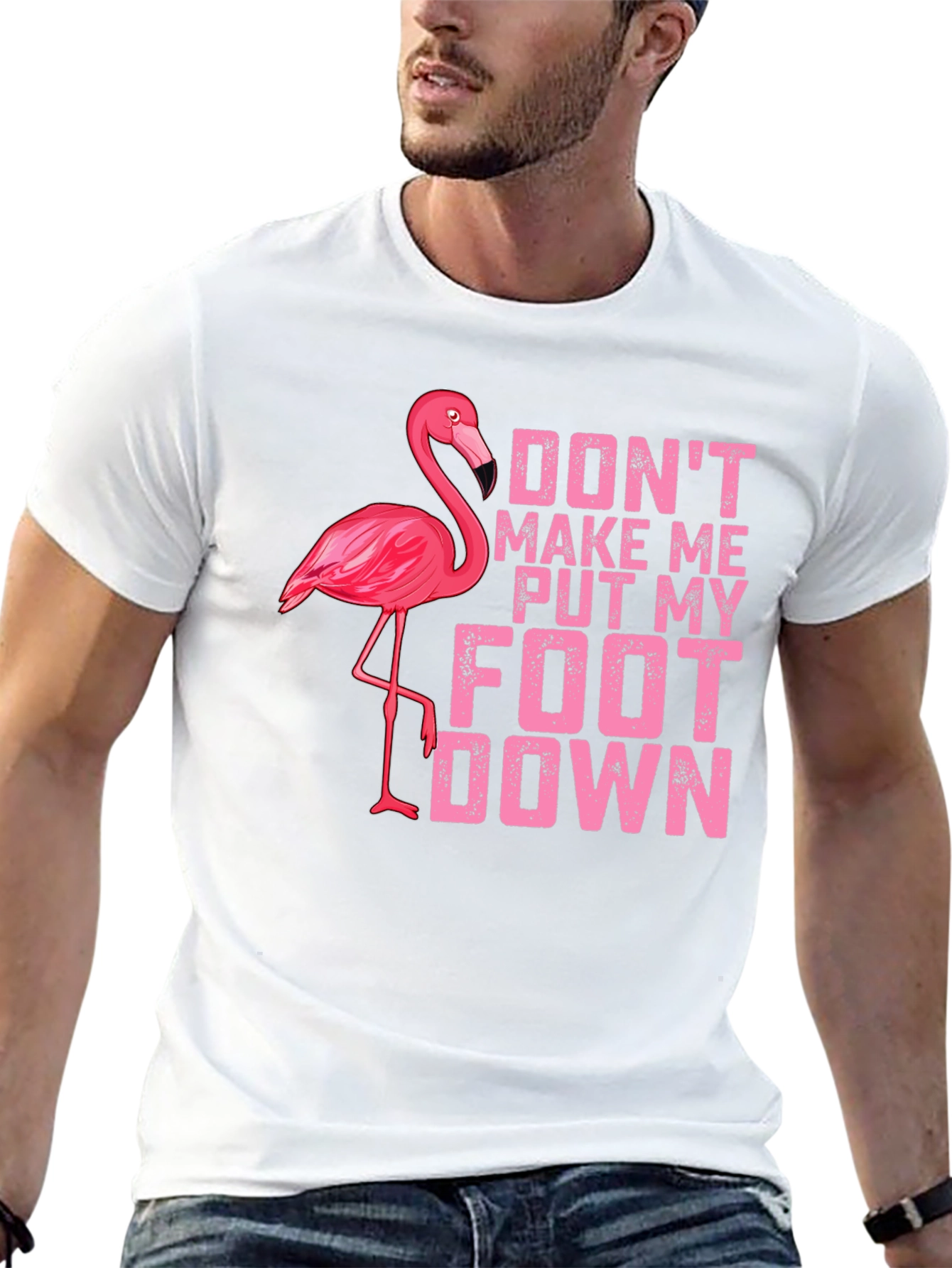 Funny Flamingo T-Shirt - Dont Make Me