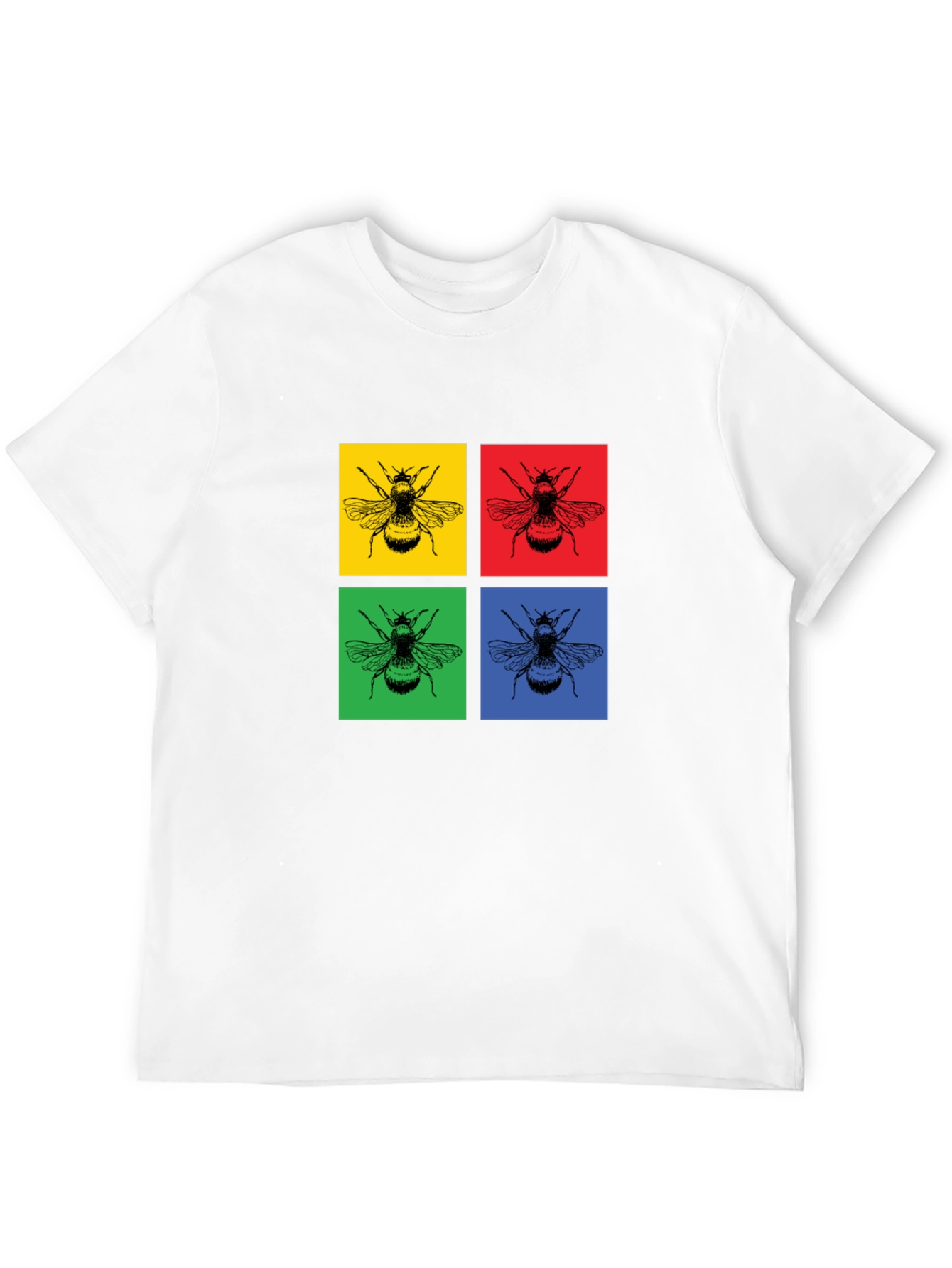 Pop Art Bee Graphic Tee - Bold & Stylish