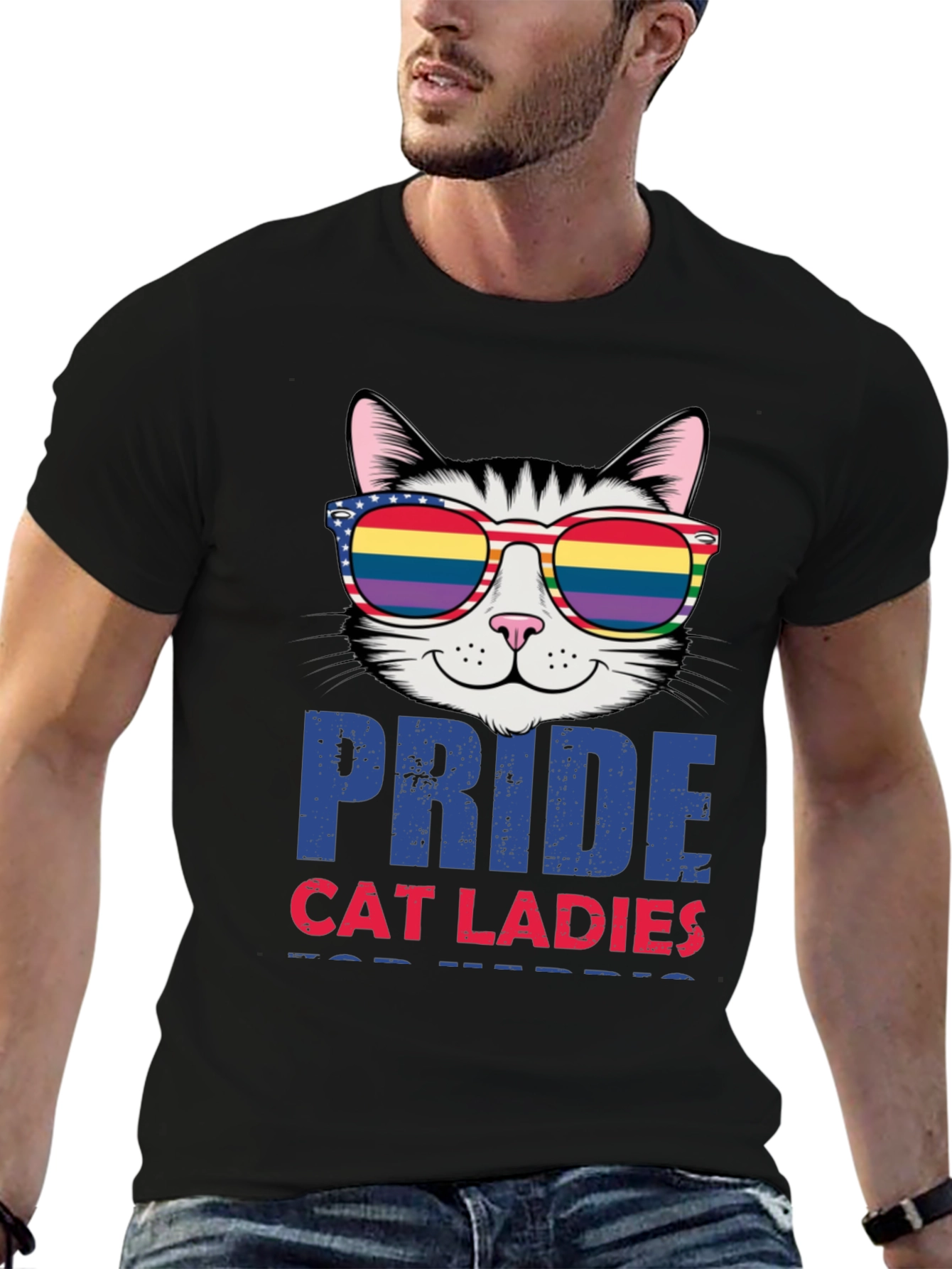 Pride Cat Ladies T-Shirt LGBTQ+ Tee