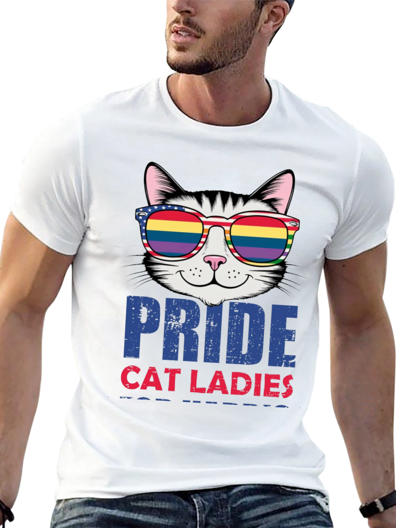Pride Cat Ladies T-Shirt LGBTQ+ Tee
