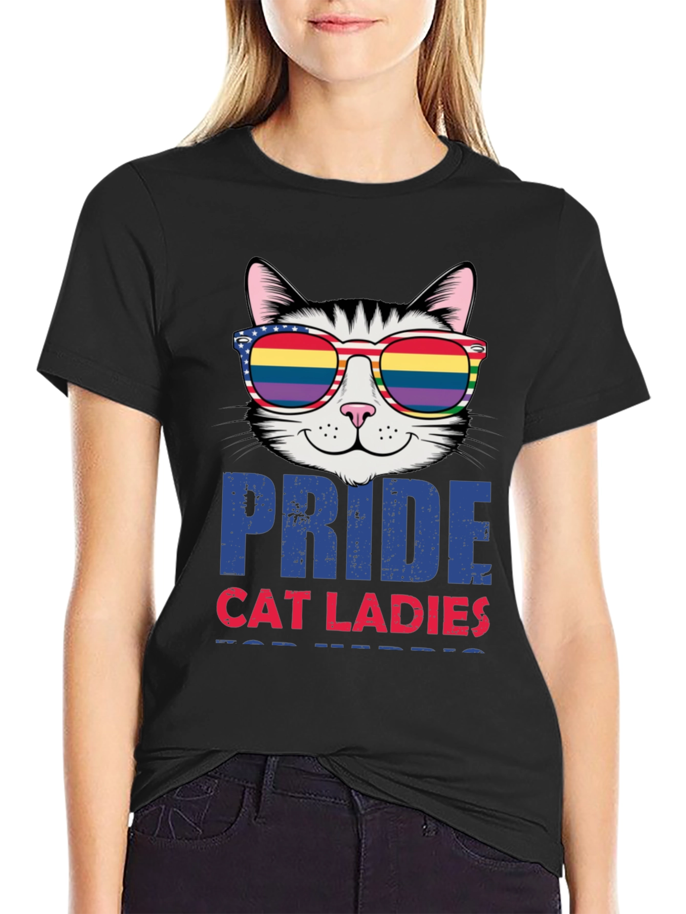Pride Cat Ladies T-Shirt LGBTQ+ Tee