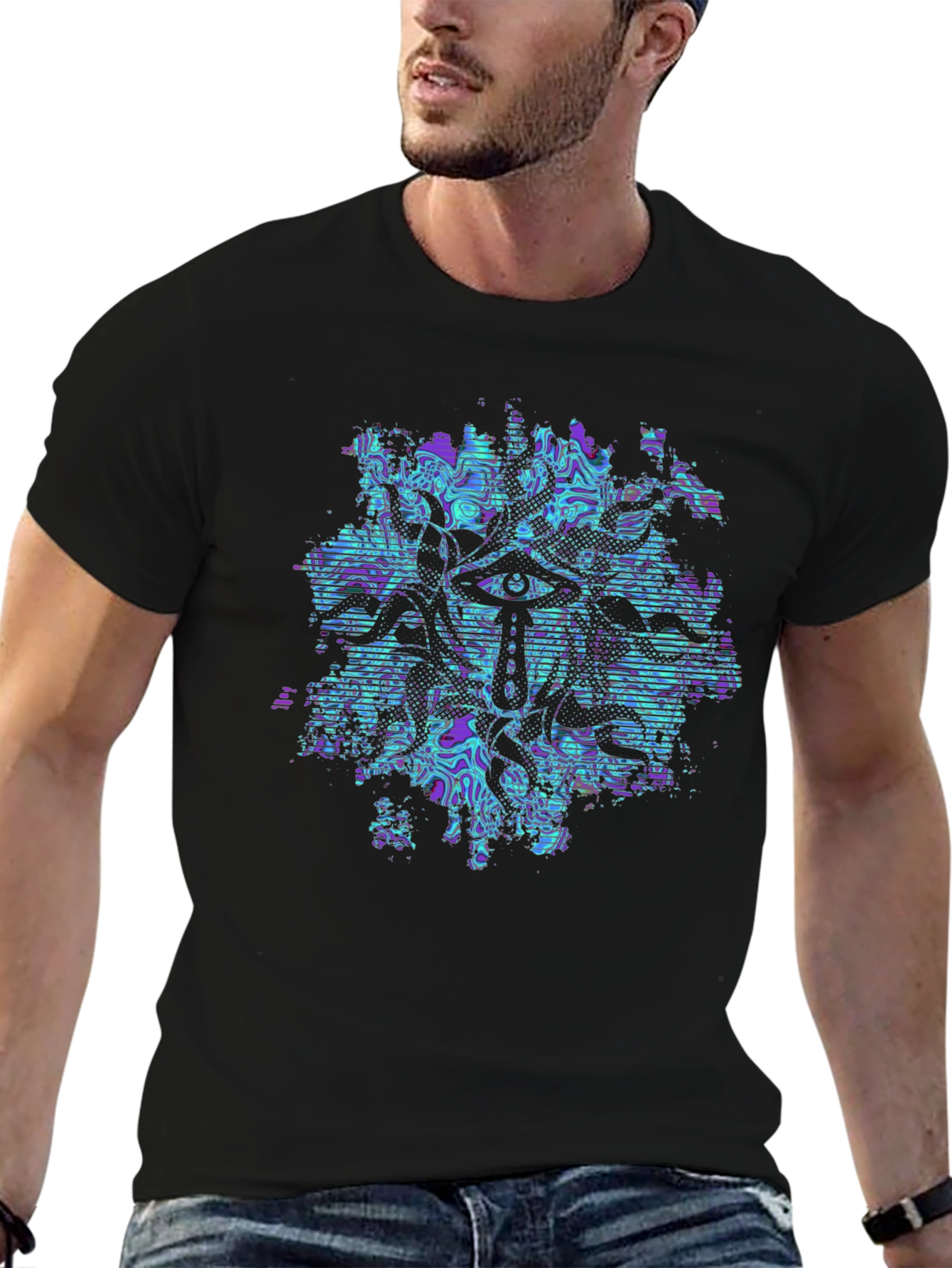 Mystic Eye Graphic T-Shirt - Premium Cotton