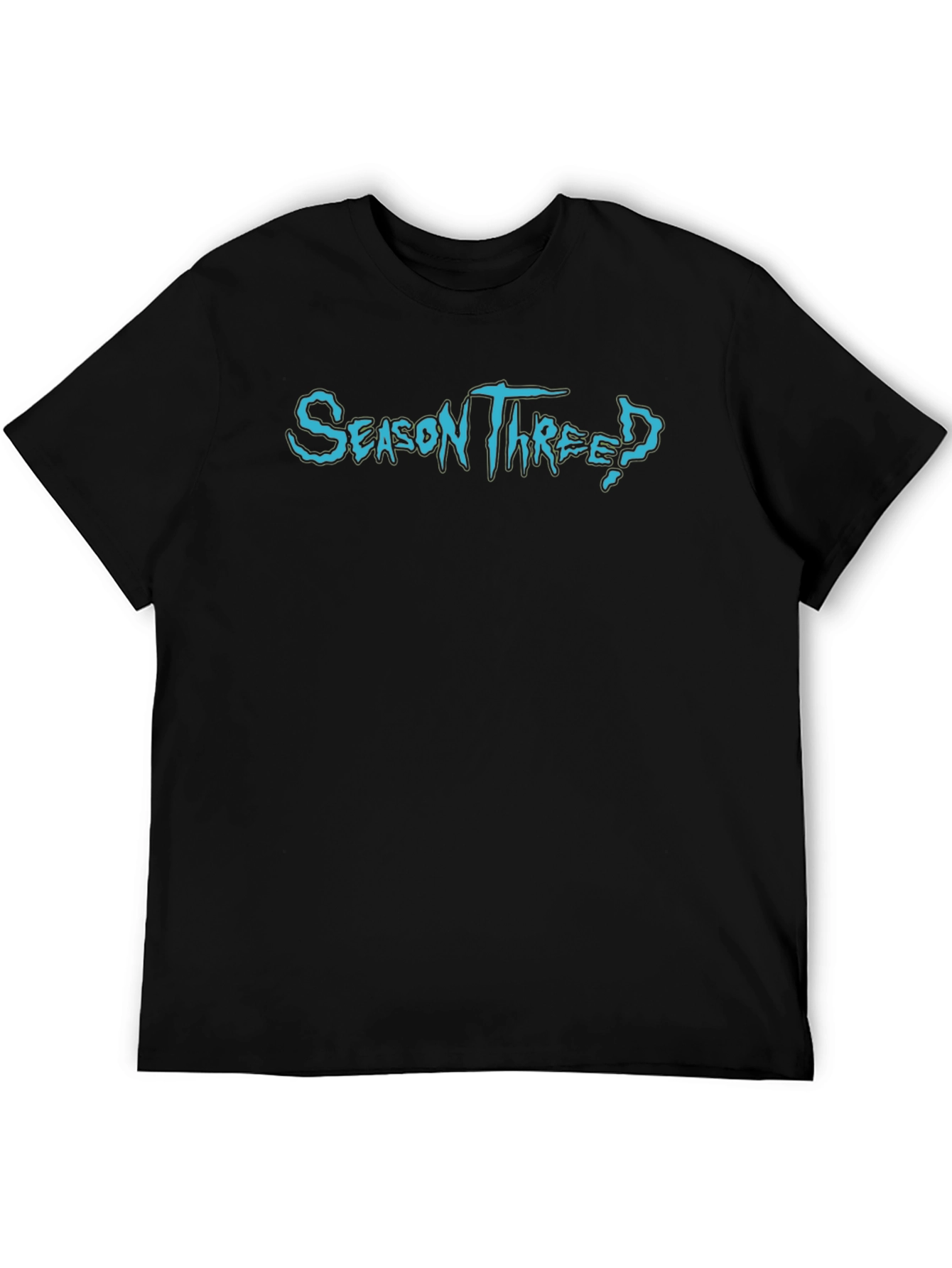 Season Three Mens Black Graphic T-Shirt