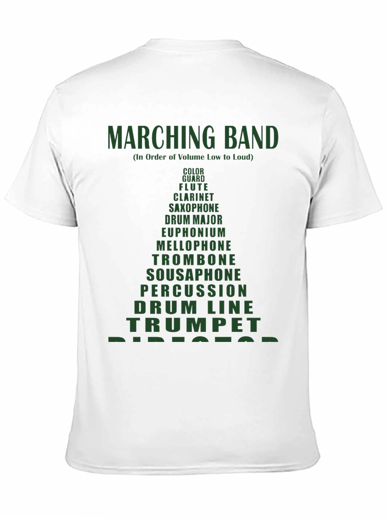 Marching Band Instrument T-Shirt