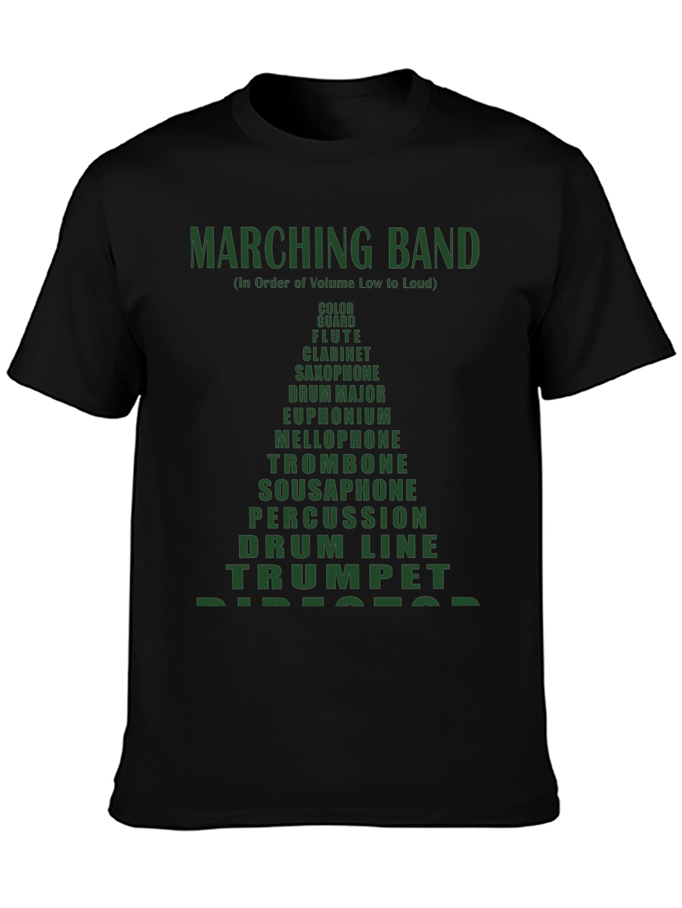 Marching Band Instrument T-Shirt