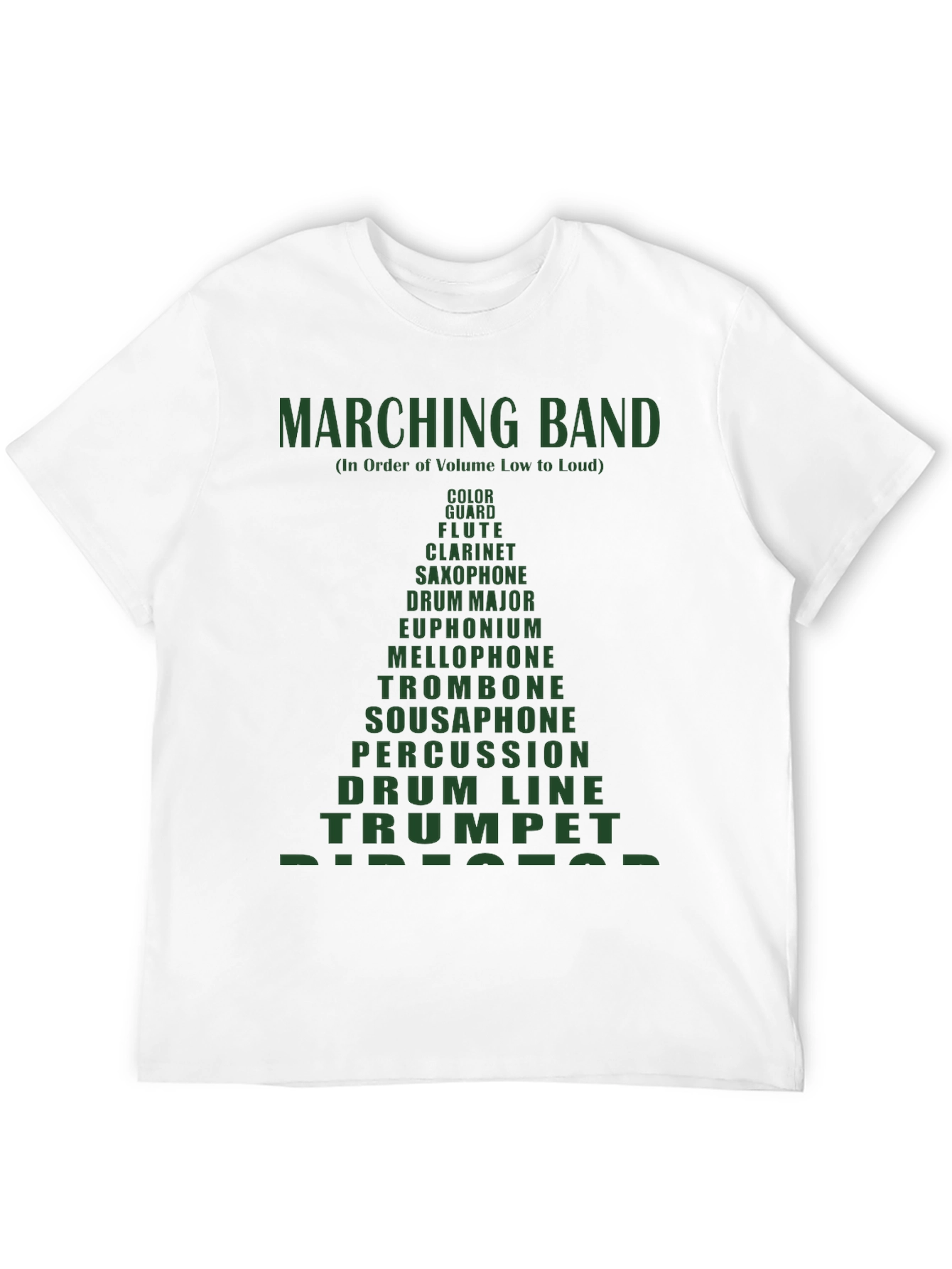 Marching Band Instrument T-Shirt
