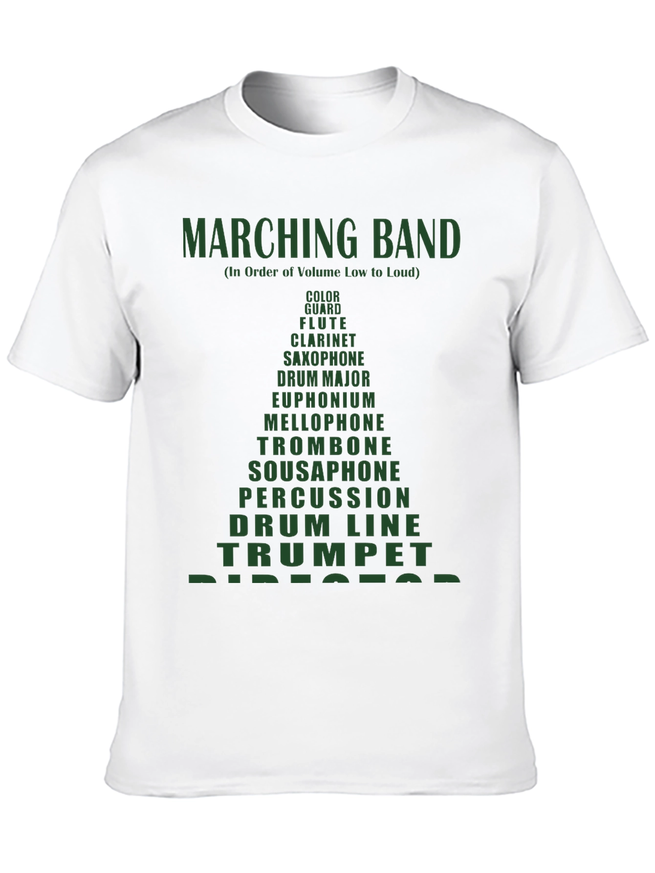 Marching Band Instrument T-Shirt