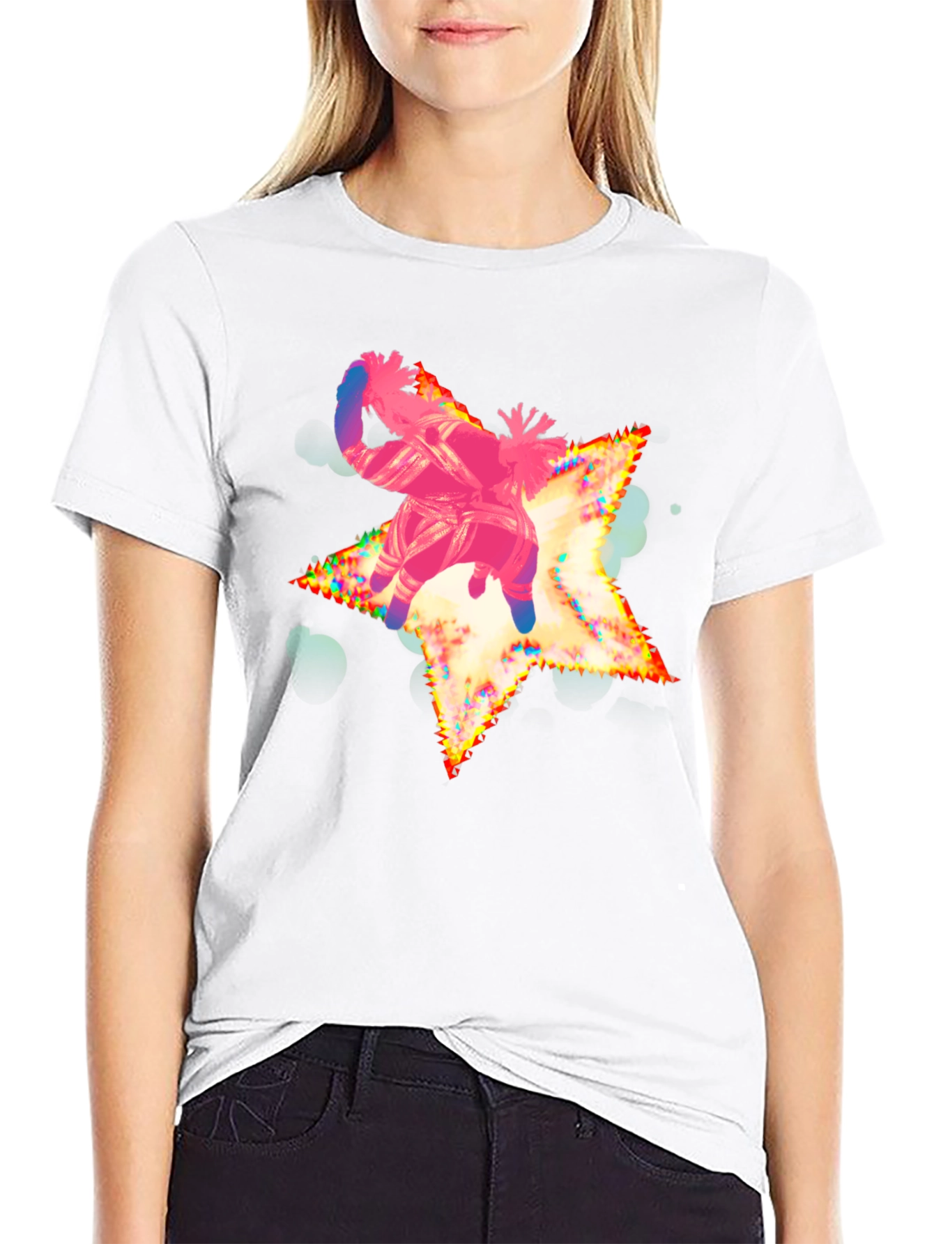 Vivid Star Dancer Graphic T-Shirt