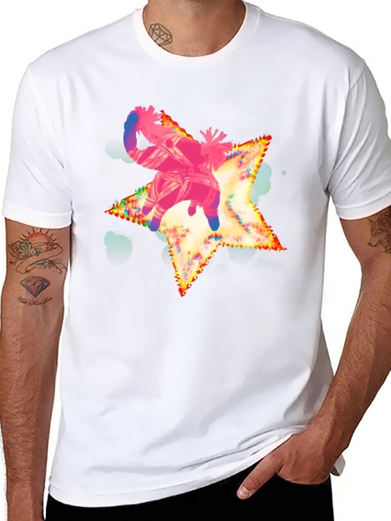 Vivid Star Dancer Graphic T-Shirt