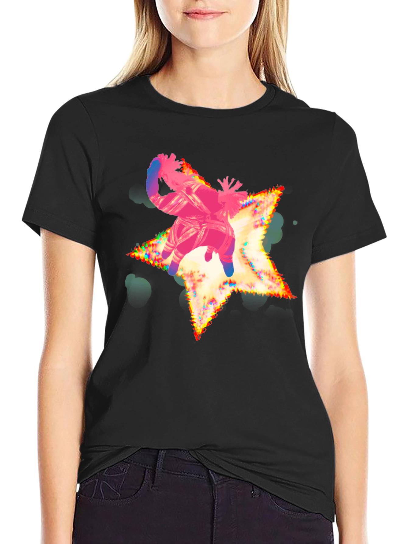 Vivid Star Dancer Graphic T-Shirt