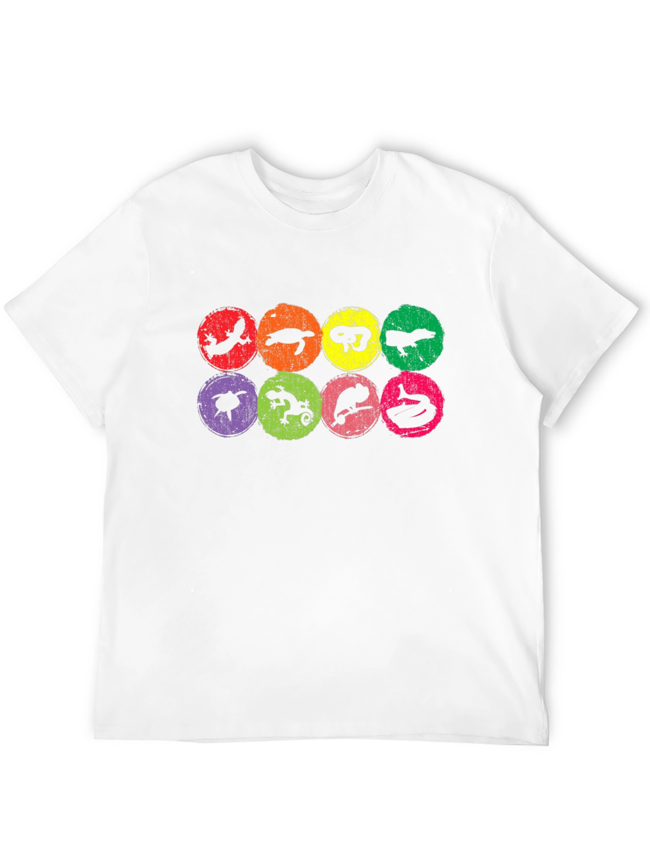 Reptile Silhouette Graphic Tee - Mens Black T-Shirt