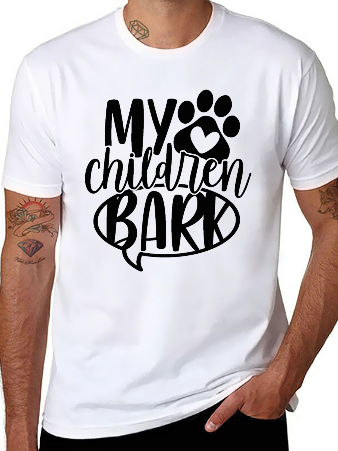 My Children Bark T-Shirt - Dog Lover Tee