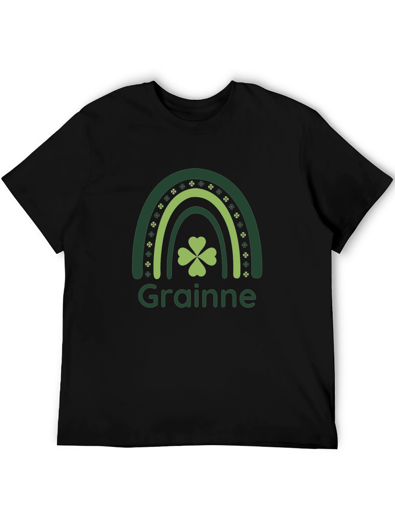Grainne St. Patricks Day Clover Rainbow T-Shirt
