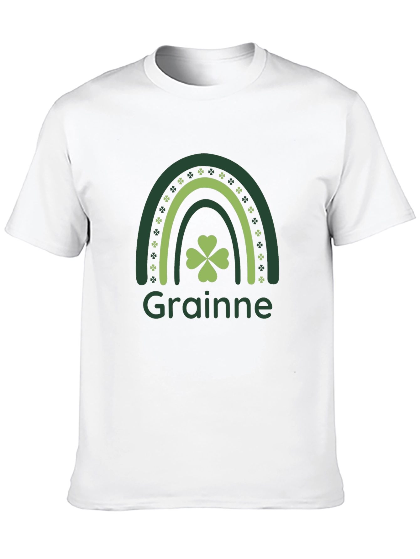 Grainne St. Patricks Day Clover Rainbow T-Shirt